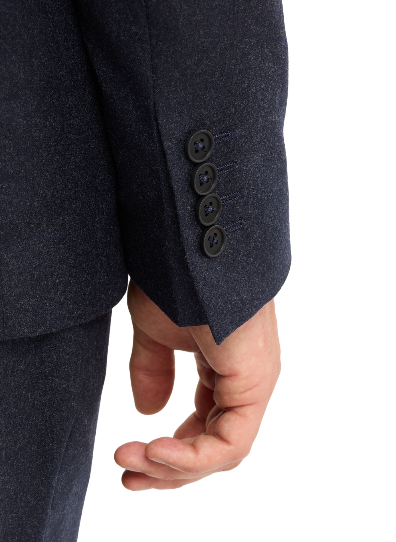 Solid wool suit jacket SAISON 1865 Blue