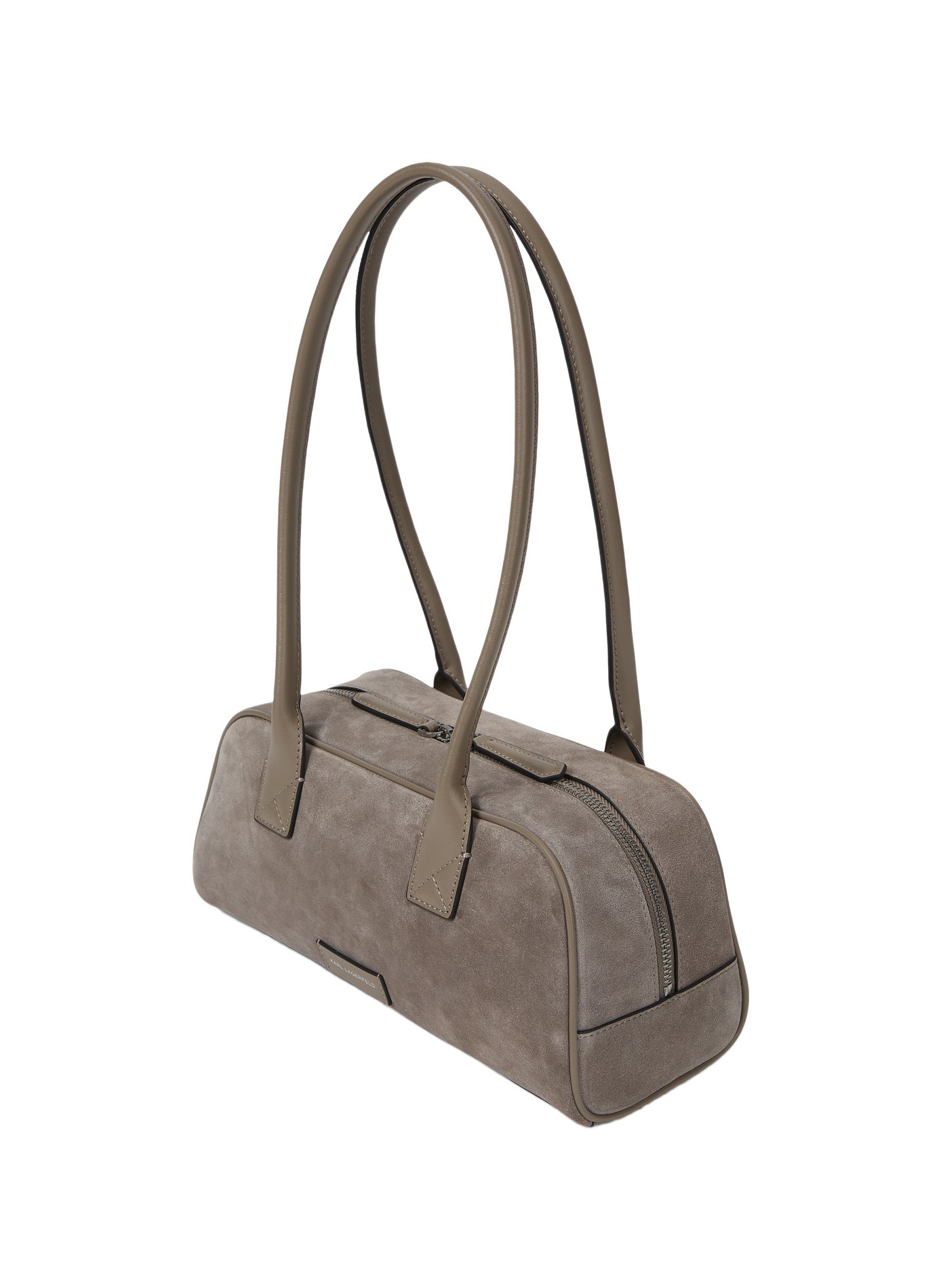 Sac K/DAILY en cuir suède KARL LAGERFELD Gris