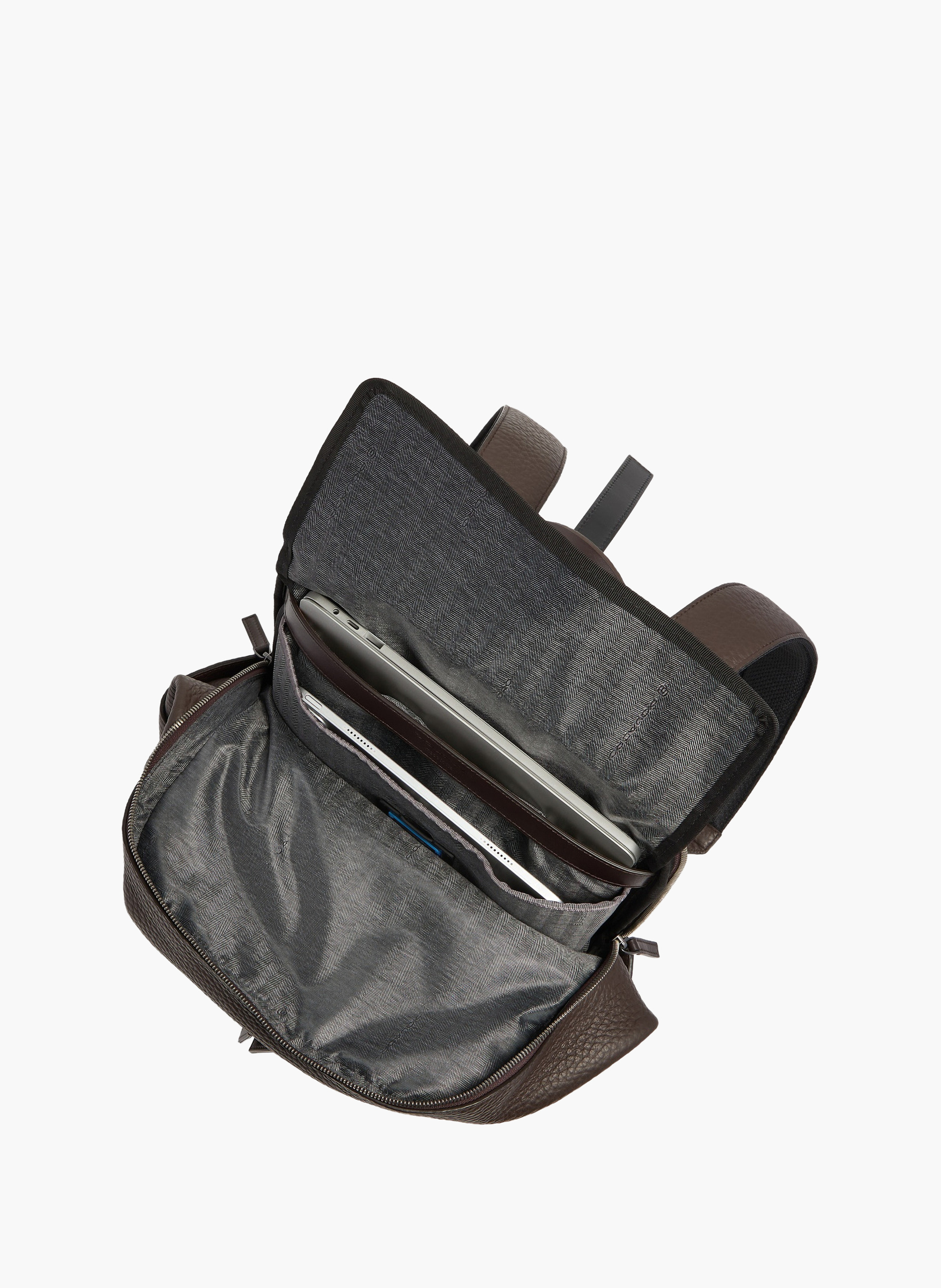 Rugzak voor 15,6" laptopreizen PIQUADRO Bruin
