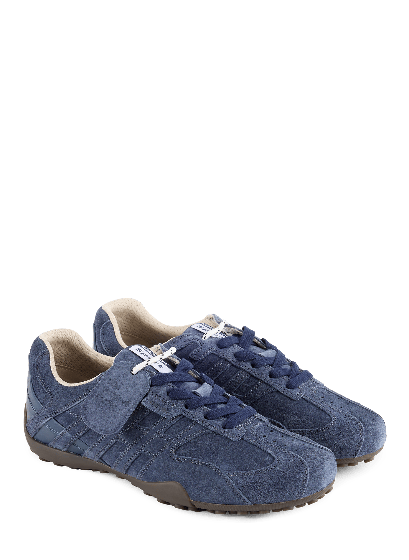 Sneaker SNAKE WOMAN aus gemischtem Leder | Blau GEOX Damen