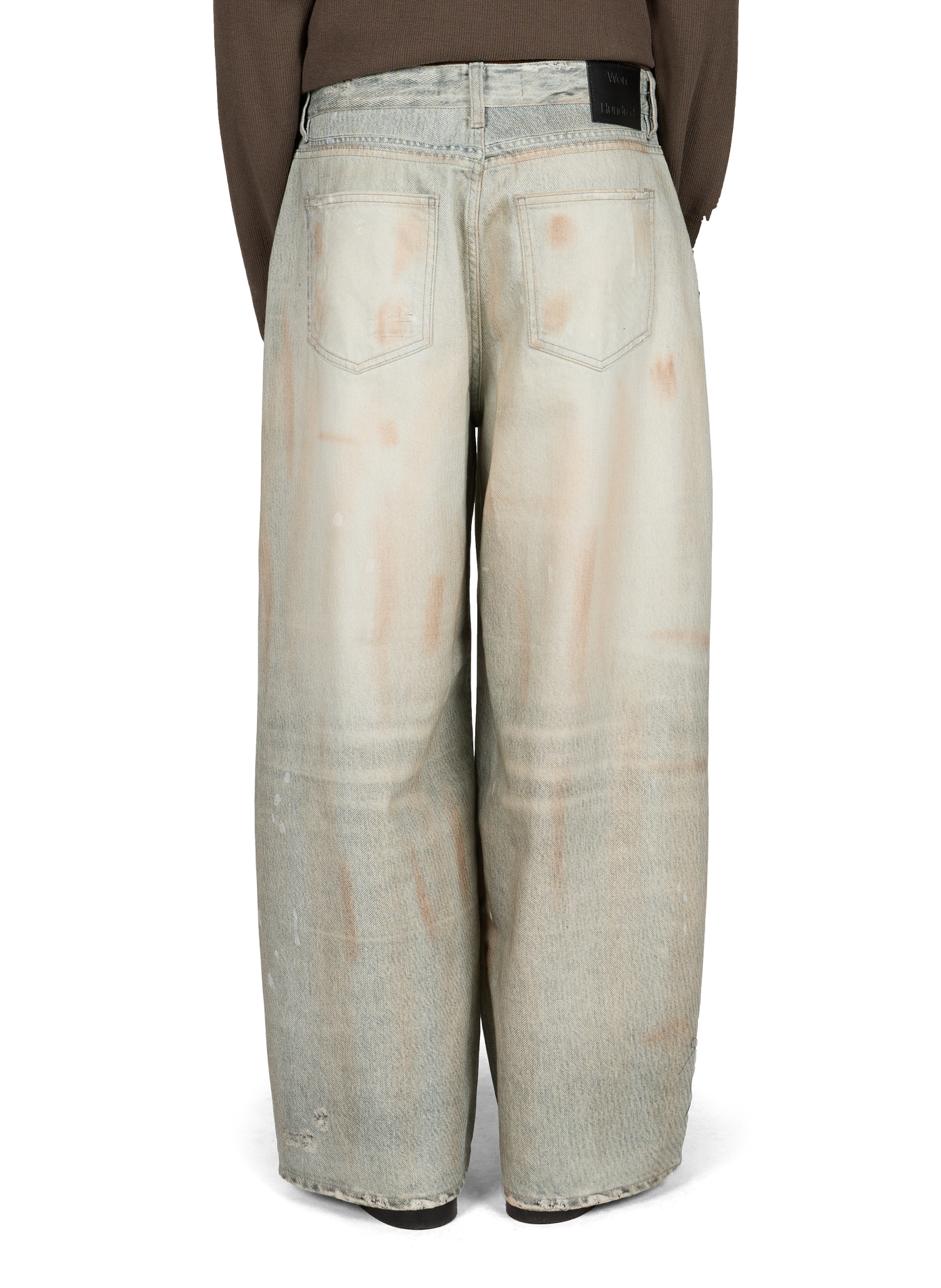 Jean ample en coton WON HUNDRED Bleu