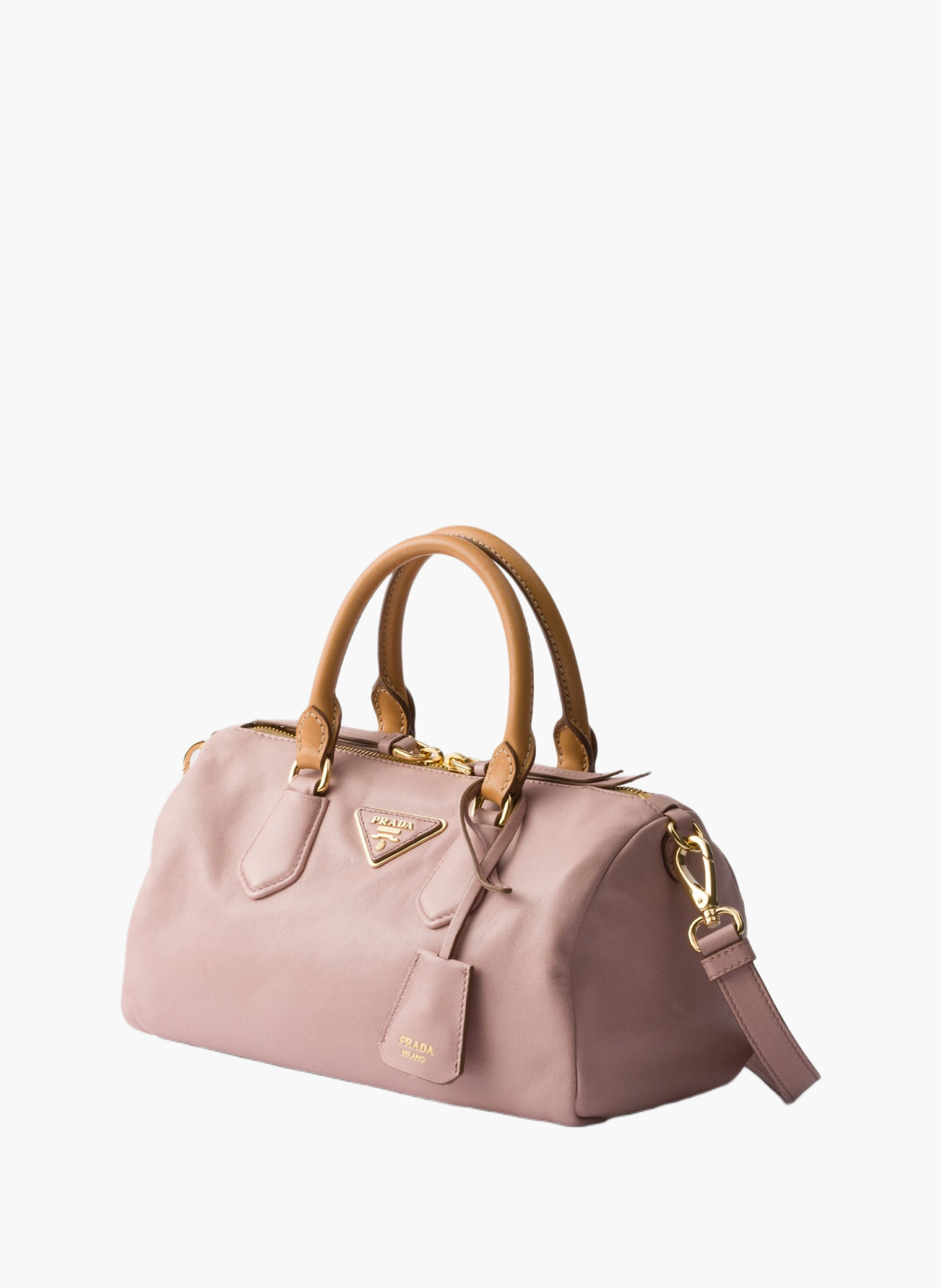 Petit sac à main prada evasion en cuir PRADA Rose