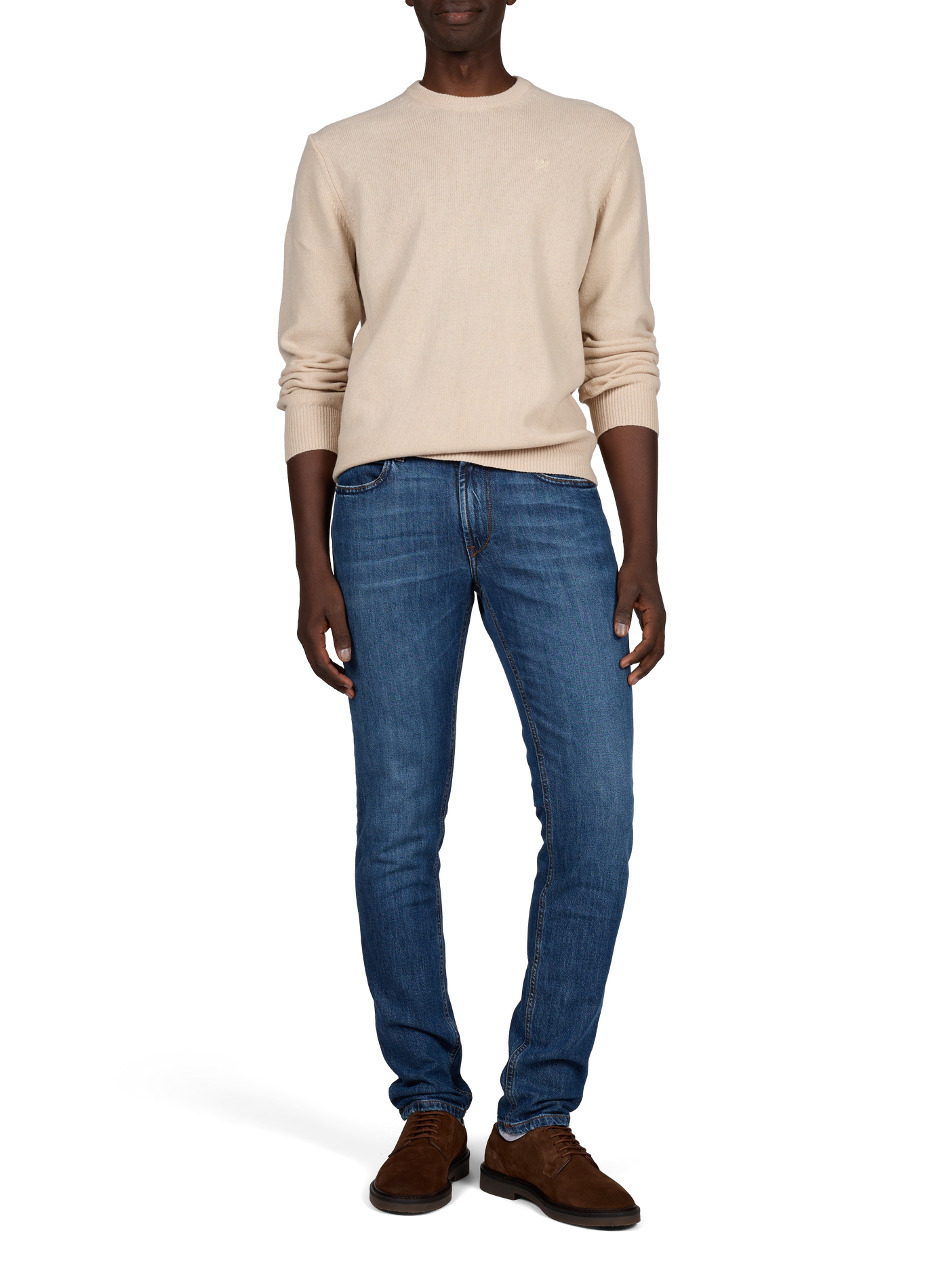 Straight wool jumper HACKETT Beige