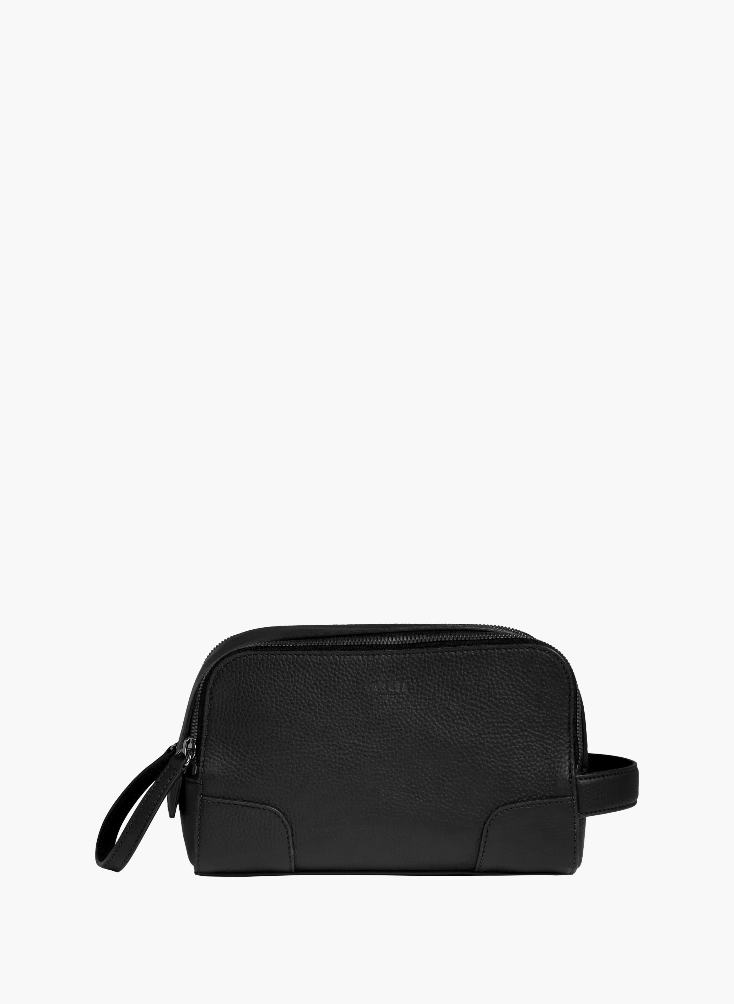 Trousse de toilette charlie de lancel en cuir LANCEL Noir