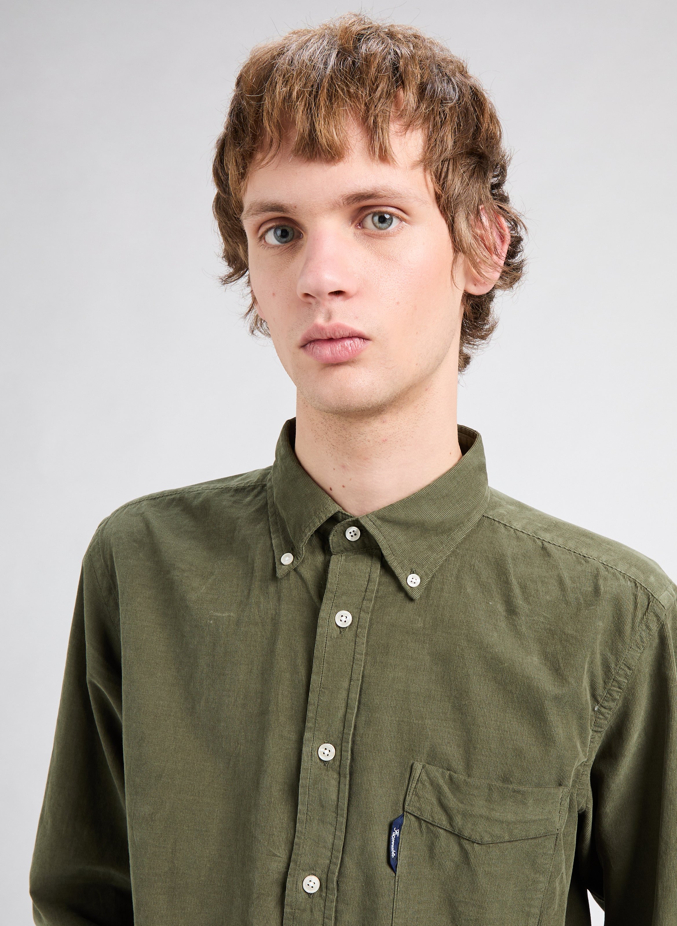 Wool-blend shirt  FACONNABLE Green