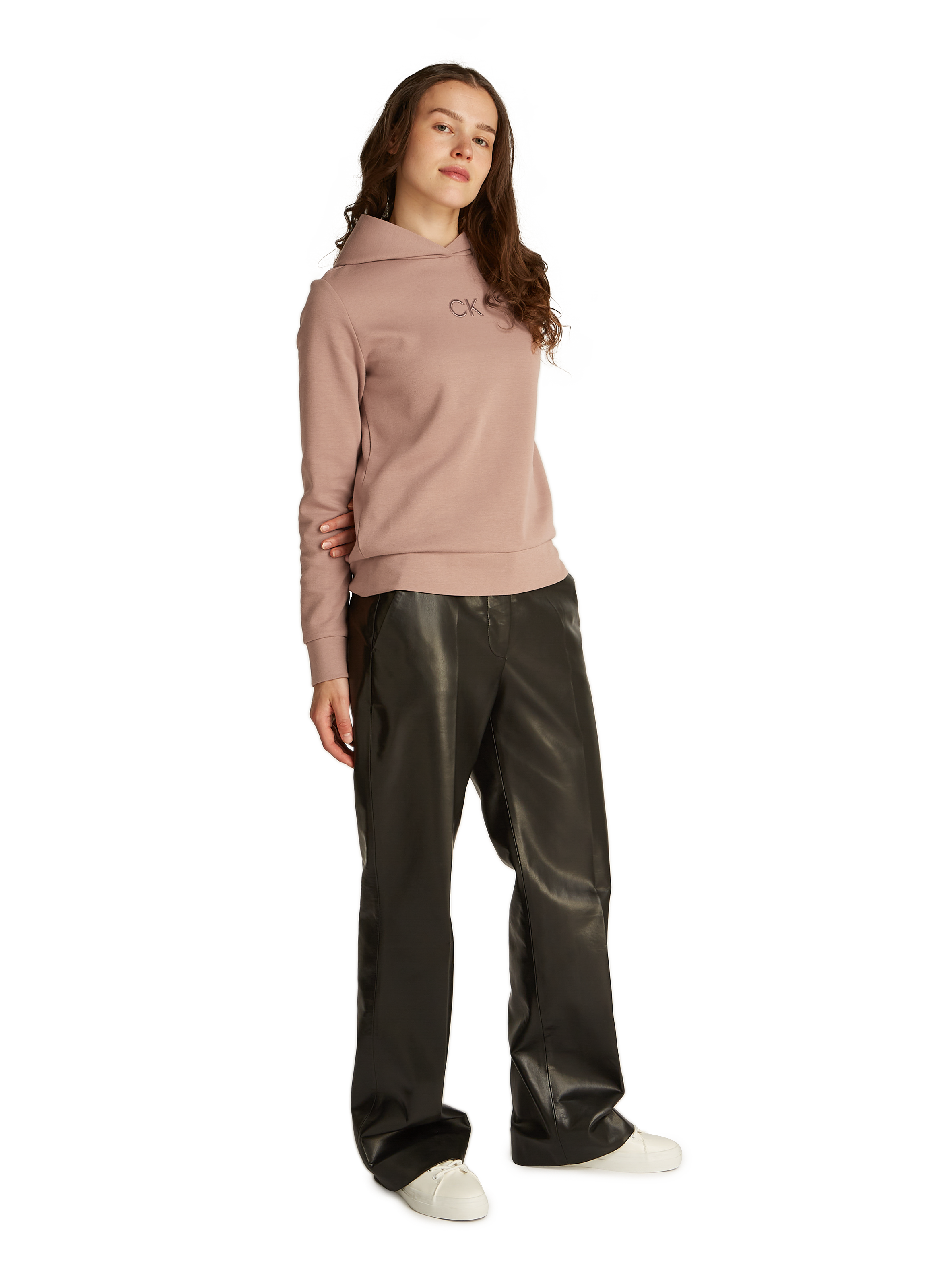 Hoodie à logo  CALVIN KLEIN Marron