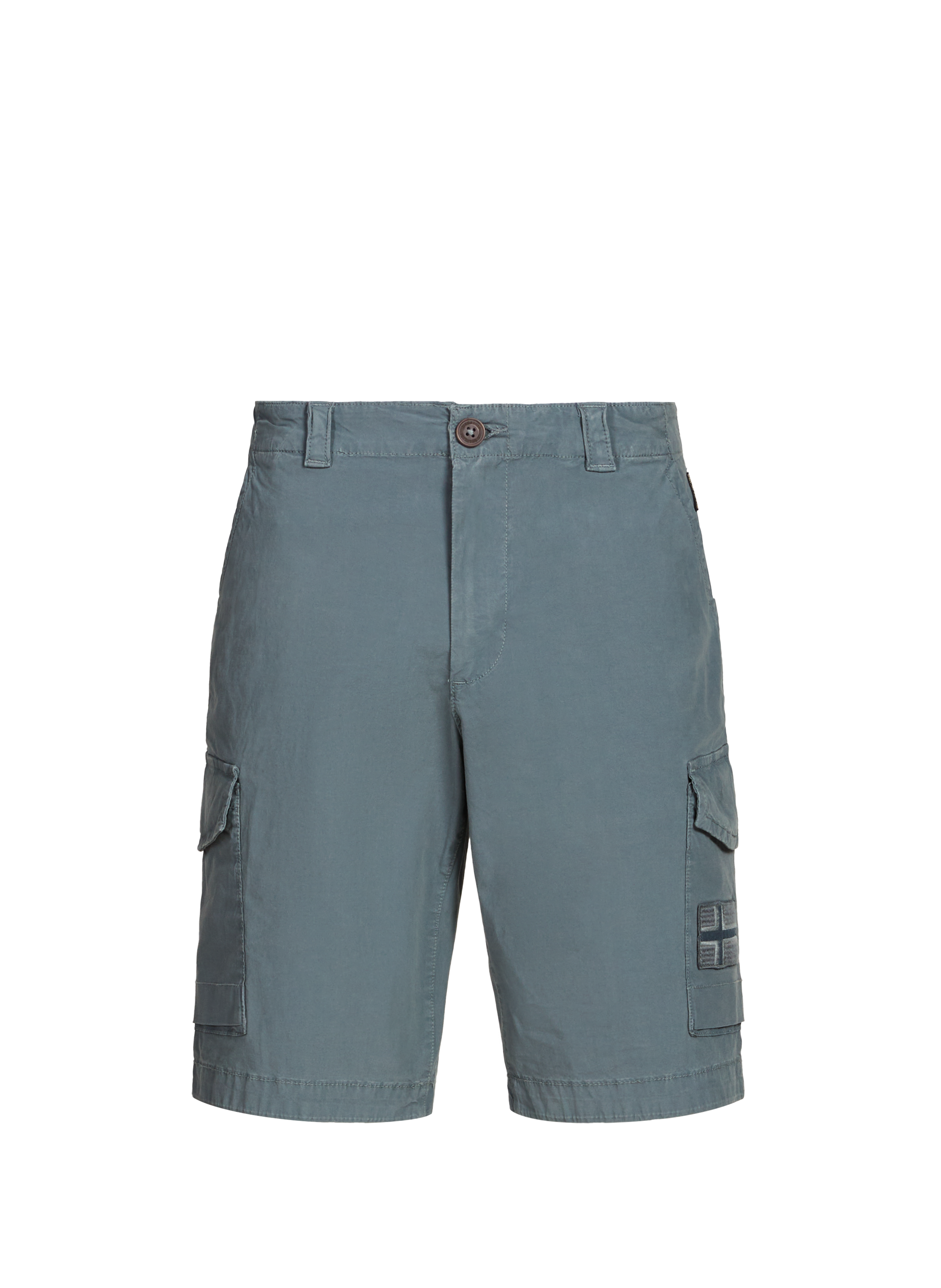 Cotton cargo shorts NAPAPIJRI Grey