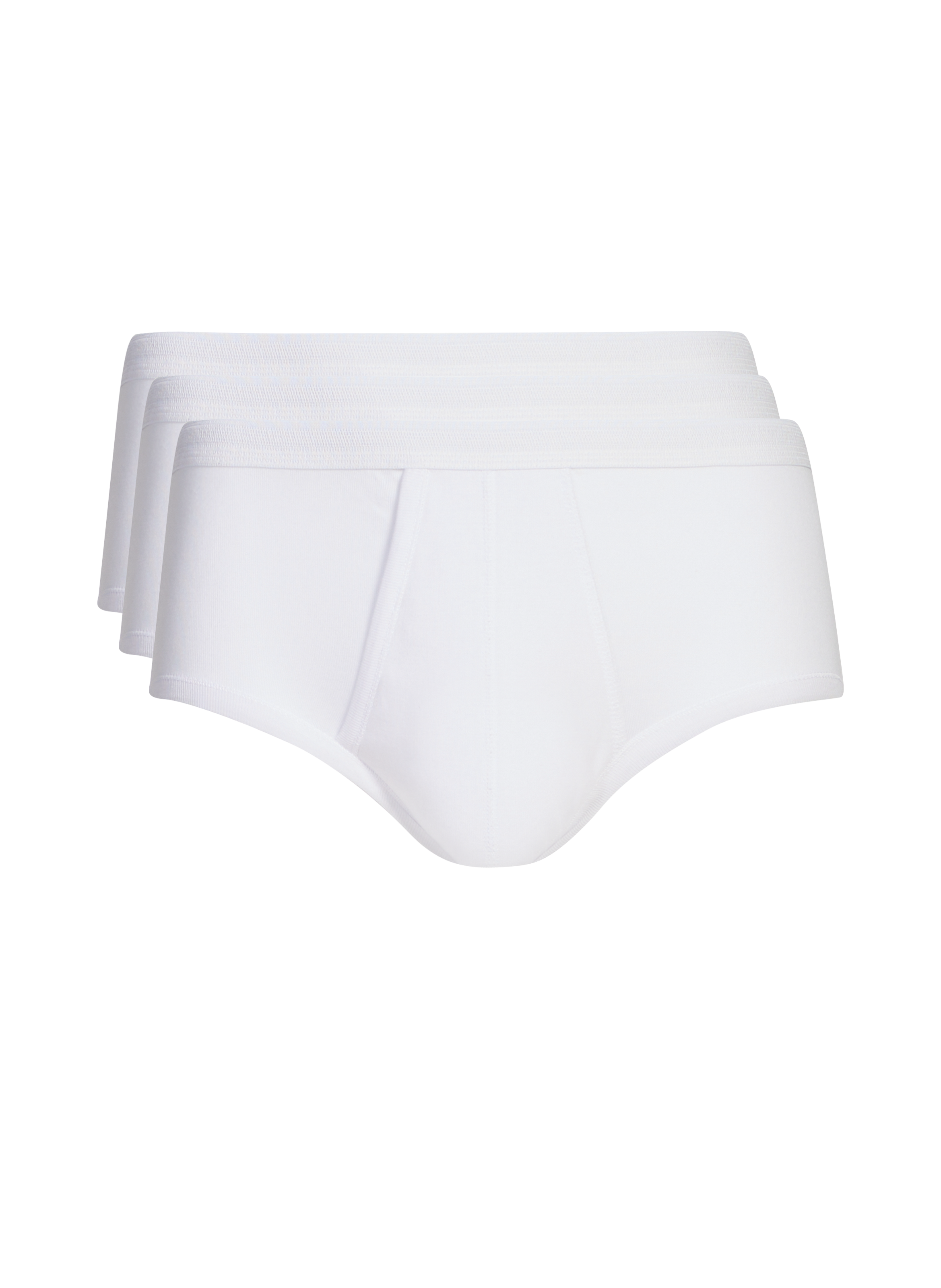 Pack of three cotton briefs EMINENCE White