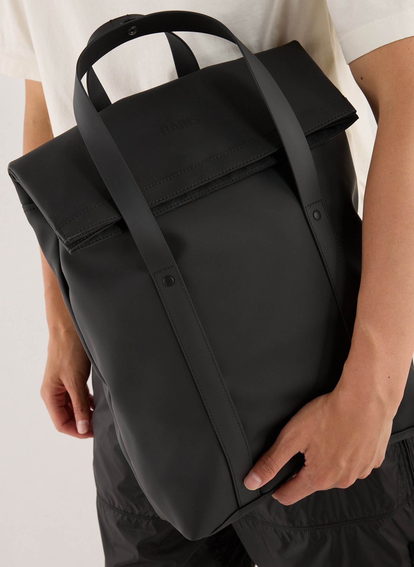 Sac à dos 2 Way Tote Backpack W3 RAINS Noir
