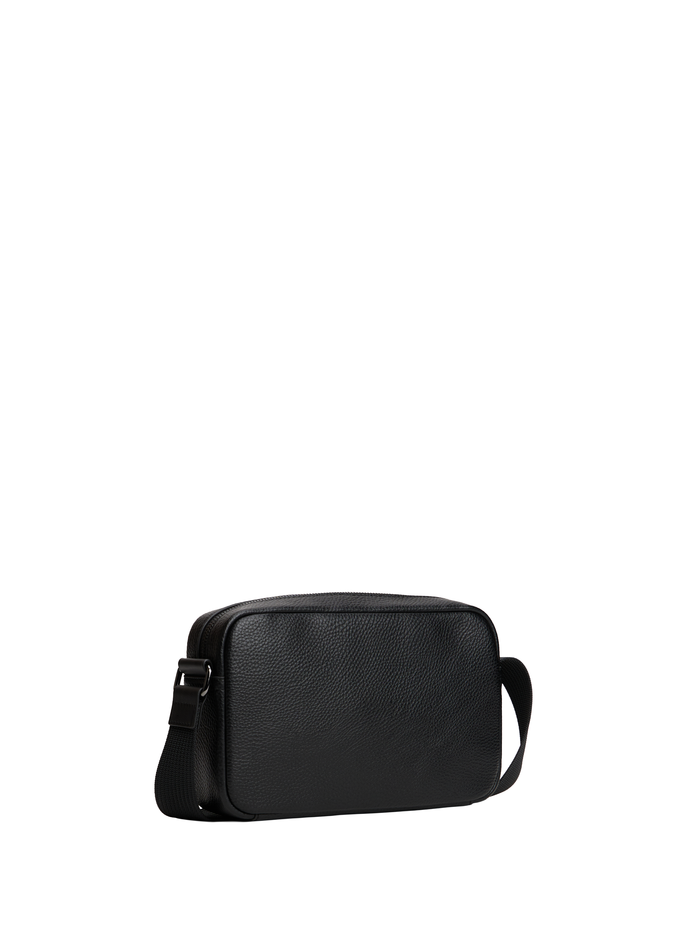 Sac reporter bandoulière effet grain  TOMMY HILFIGER Noir