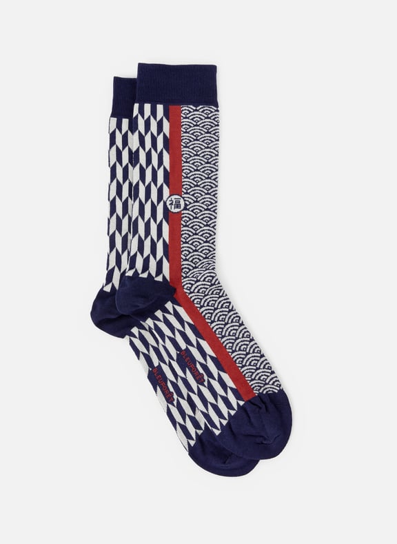 Chaussettes mi-hautes Bleu by BLEUFORÊT BLEUFORÊT Chaussettes mi-hautes Bleu