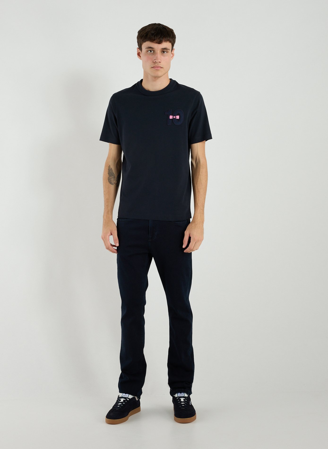 Classic Cotton T-Shirt EDEN PARK Blue