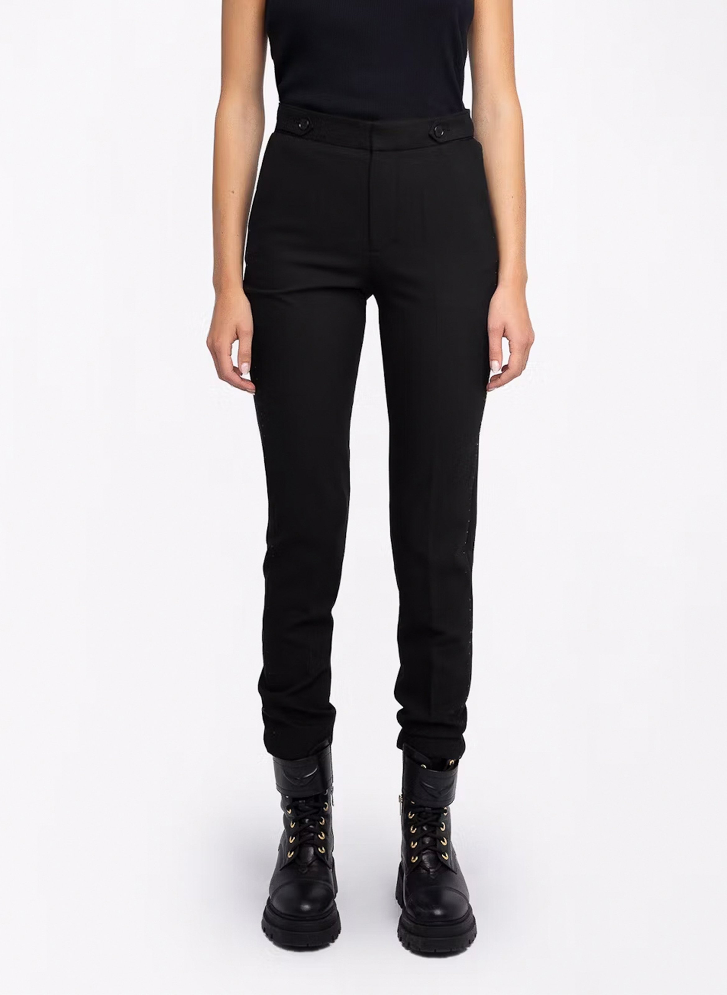 Pantalon de costume droit panny ZADIG&VOLTAIRE Noir