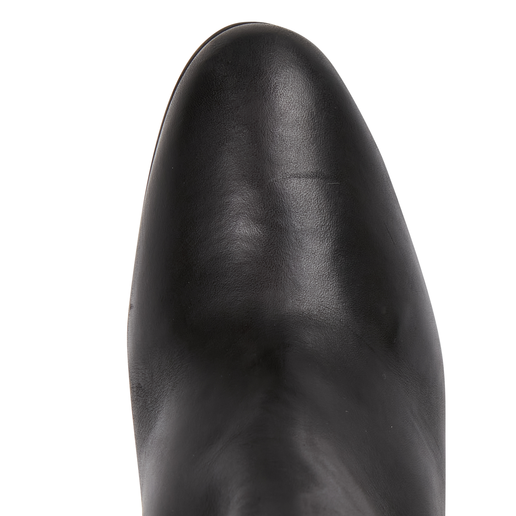 Bottes à talon en cuir venezuela JONAK Noir