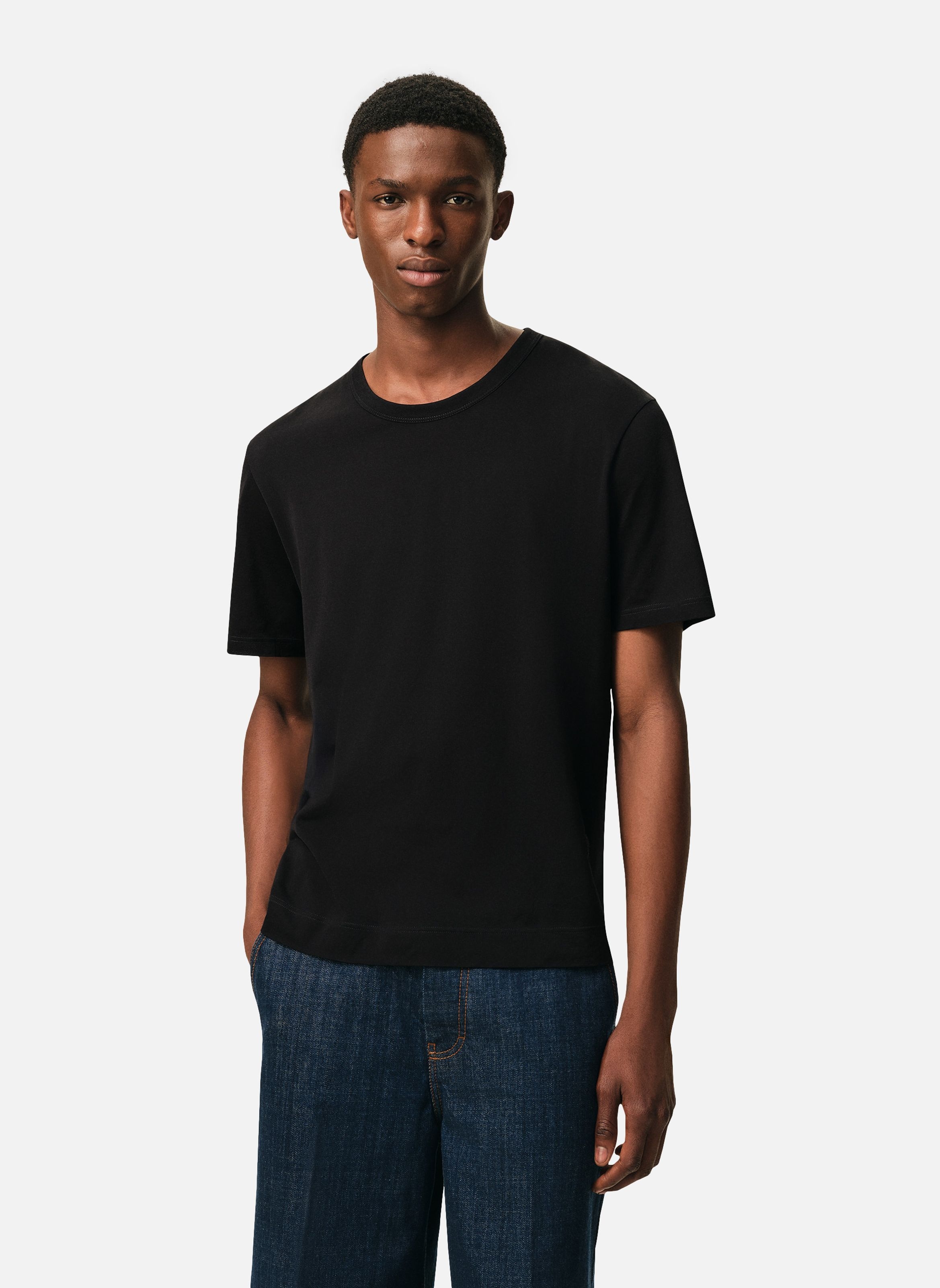 T-shirt ami de coeur en coton NoirAMI PARIS