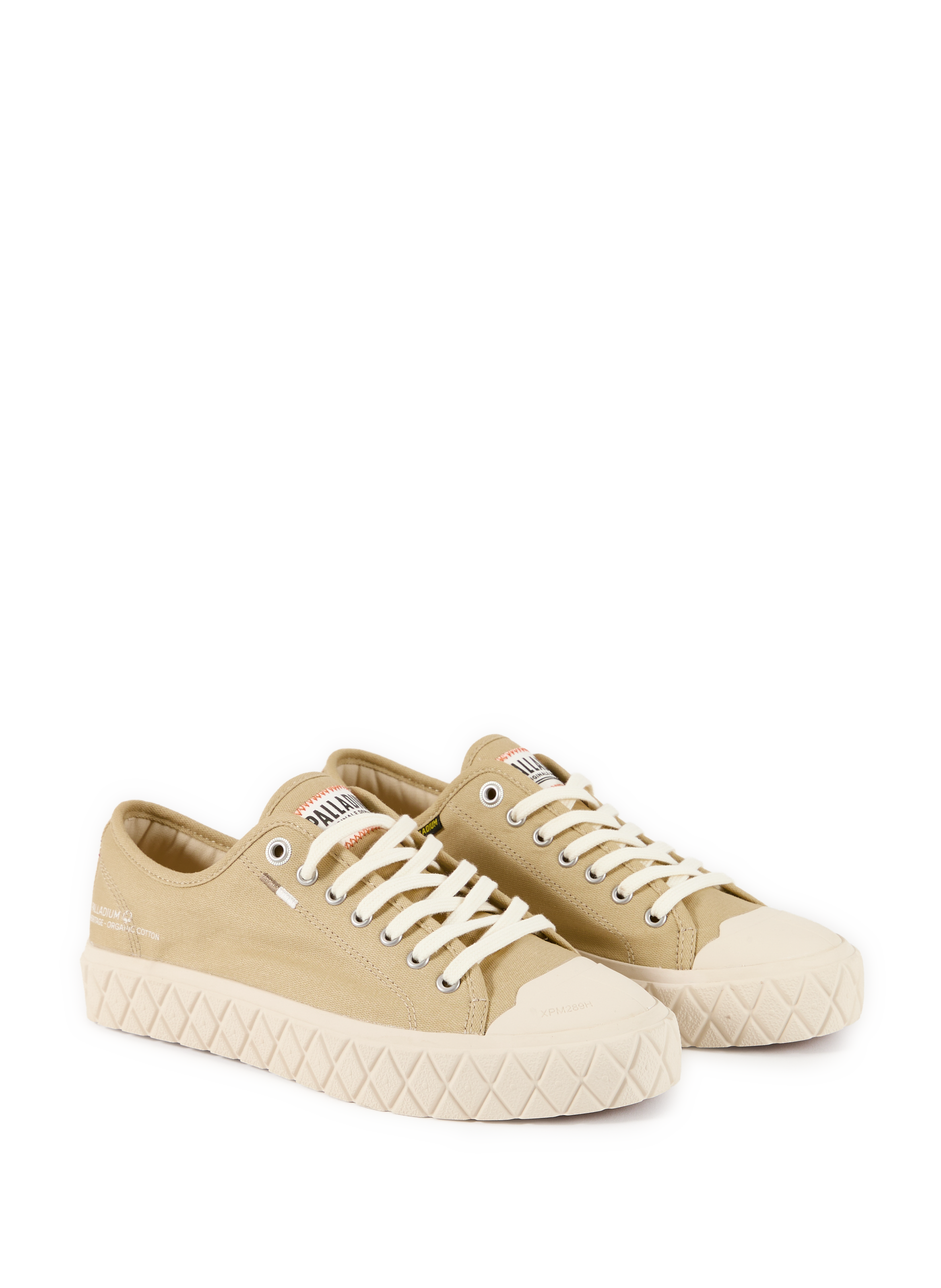 Baskets en coton mélangé PALLADIUM Beige