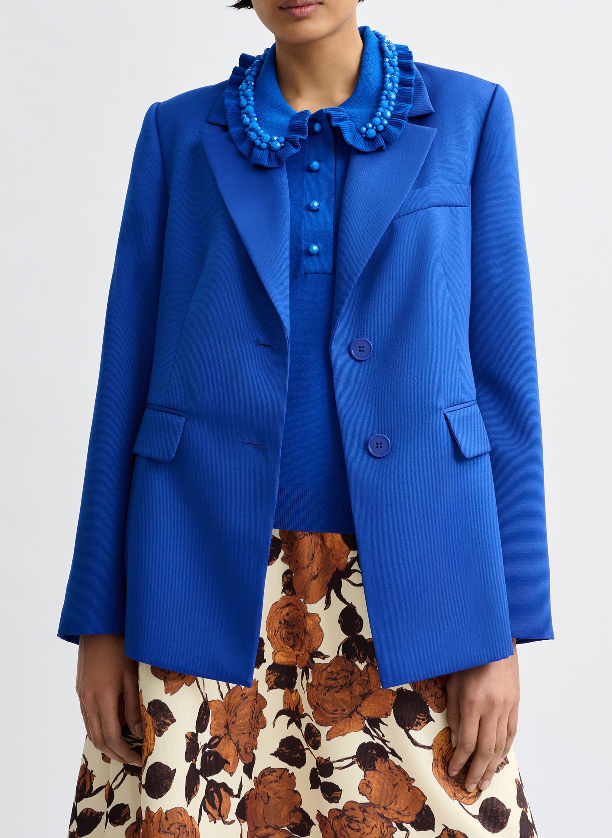 Veste col tailleur Jazer ESSENTIEL ANTWERP Bleu