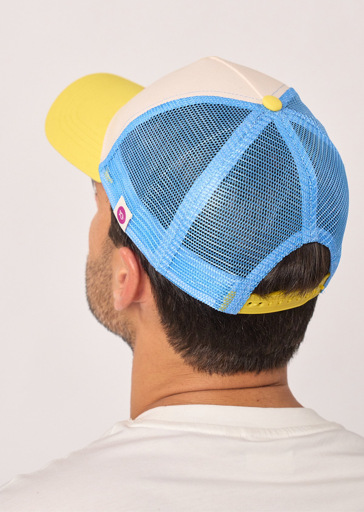 Casquette en coton trucker BILLYBELT Beige