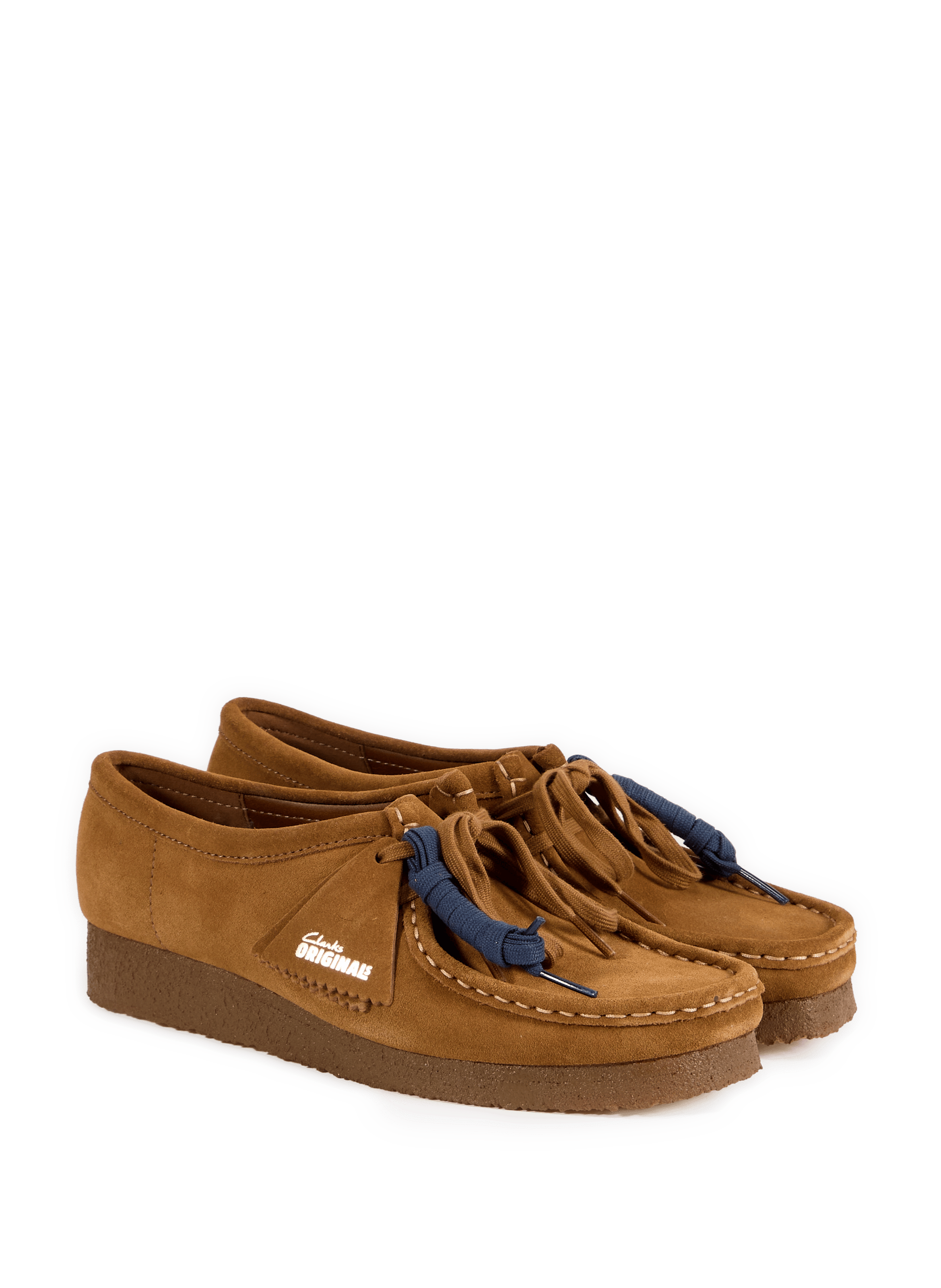 Mocassins Wallabee en daim CLARKS Marron
