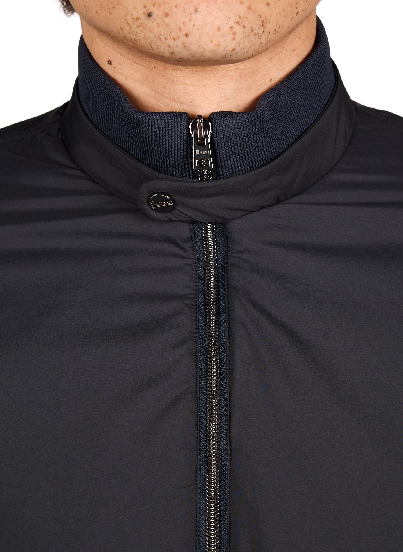 Blouson col montant  HERNO Bleu