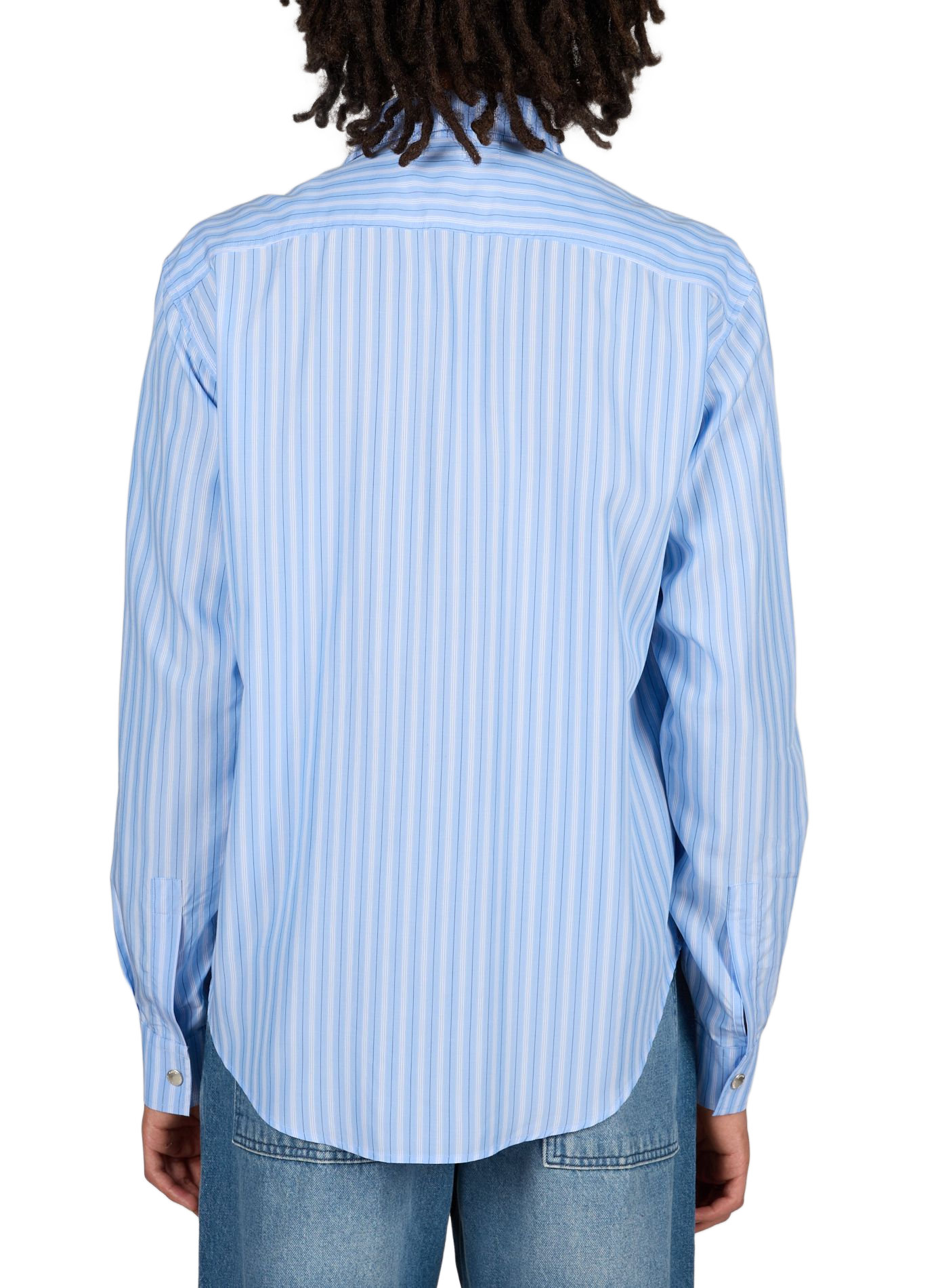 Easo long-sleeve striped shirt CARRER Blue