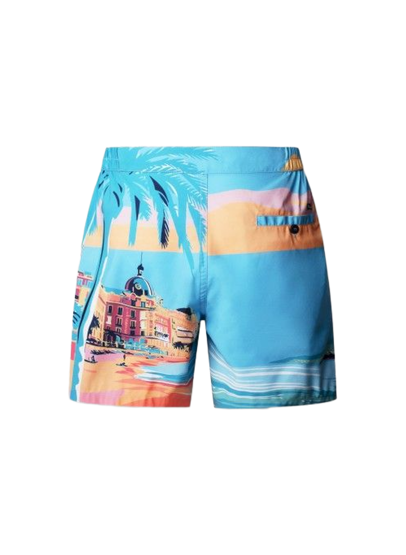 Bedrukte zwemshort FACONNABLE Blauw