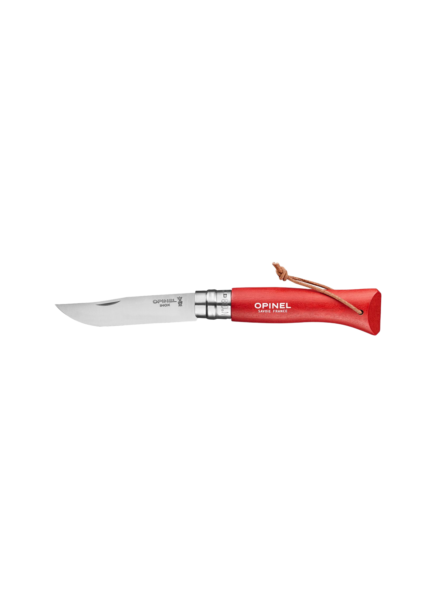 Couteau Baroudeur en acier inoxydable OPINEL Rouge