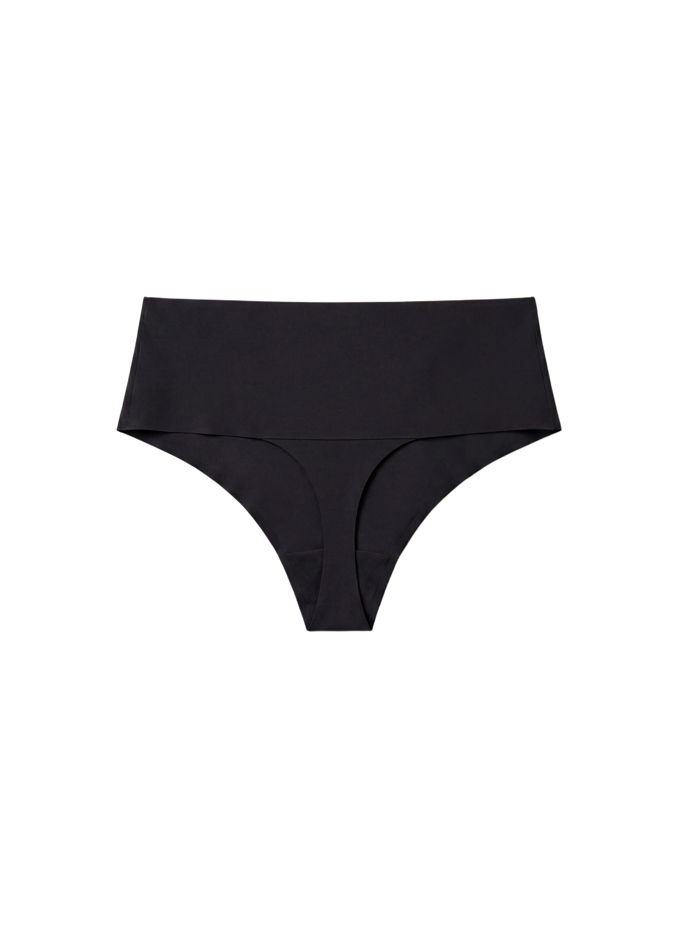 High-waisted solid color YADE Black