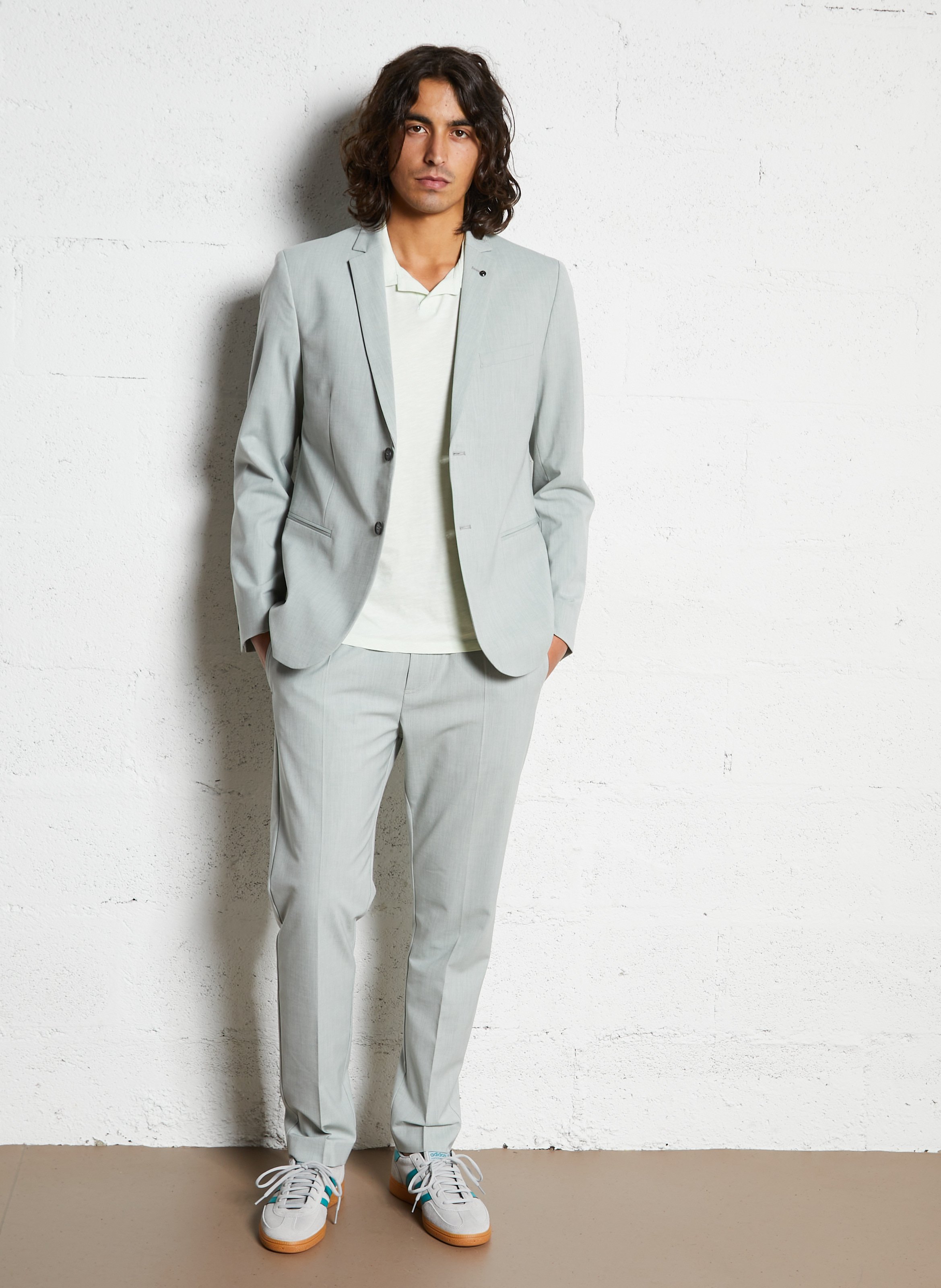 Pantalon de costume droit IKKS Vert