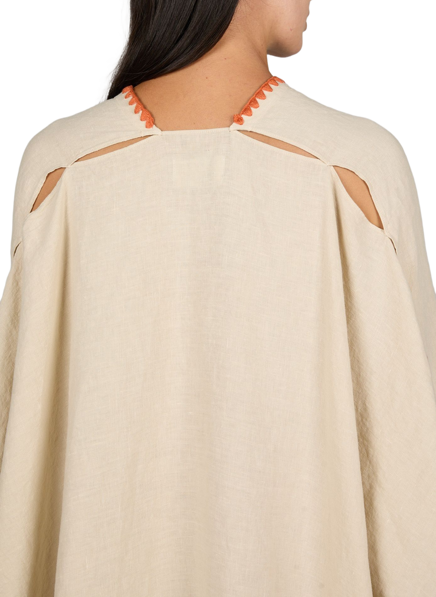 Túnica Mrs Tulum de lino MR MOOD Beige