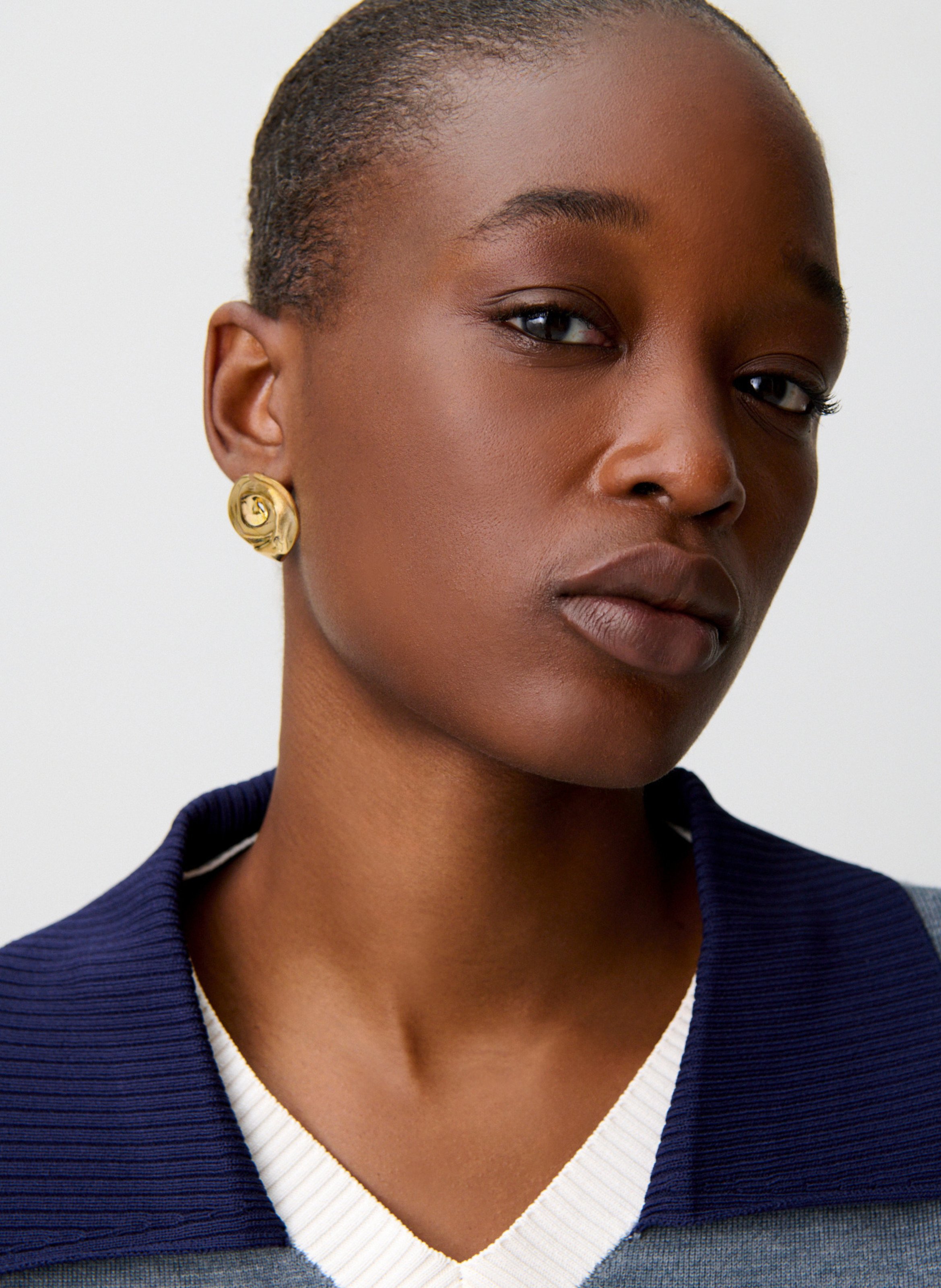 Boucles d'oreilles en laiton CLAUDIE PIERLOT Doré