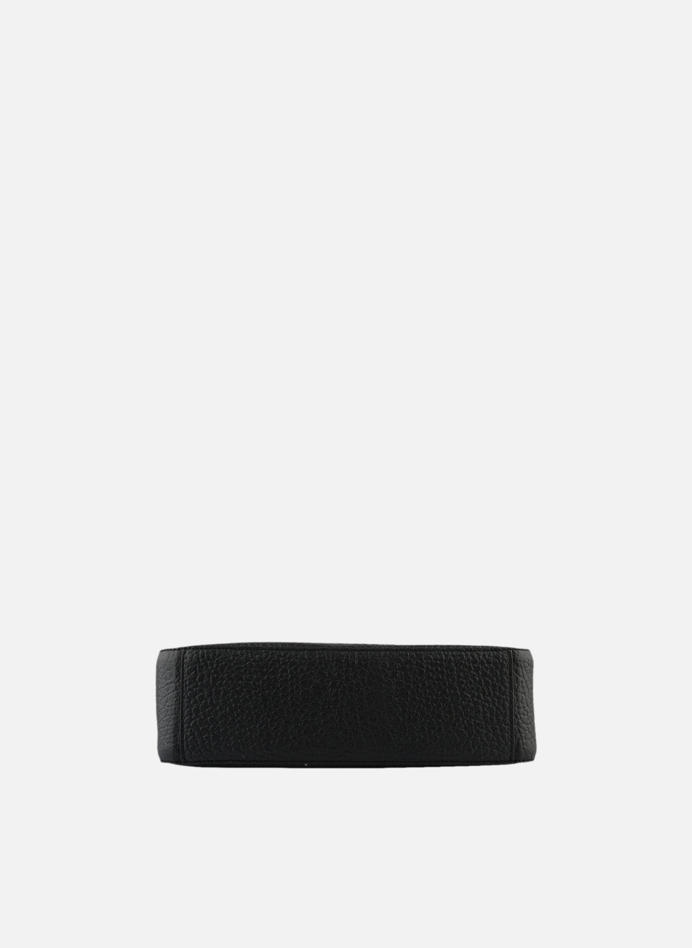 Fleuves | sac porté épaule gm en cuir de vachette | Noir POURCHET Femme