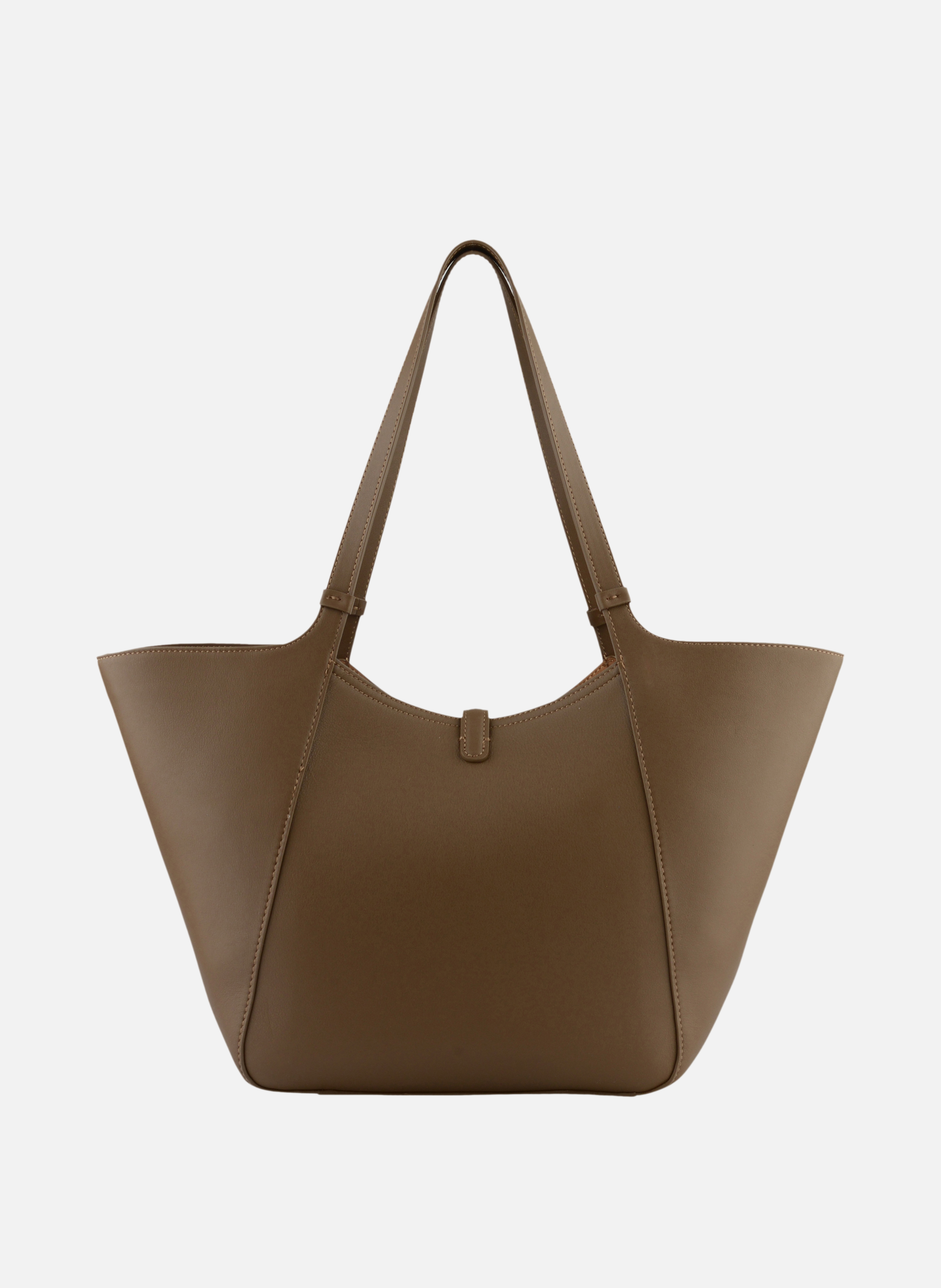 L'envolée | sac porté épaule gm | Gris POURCHET Femme