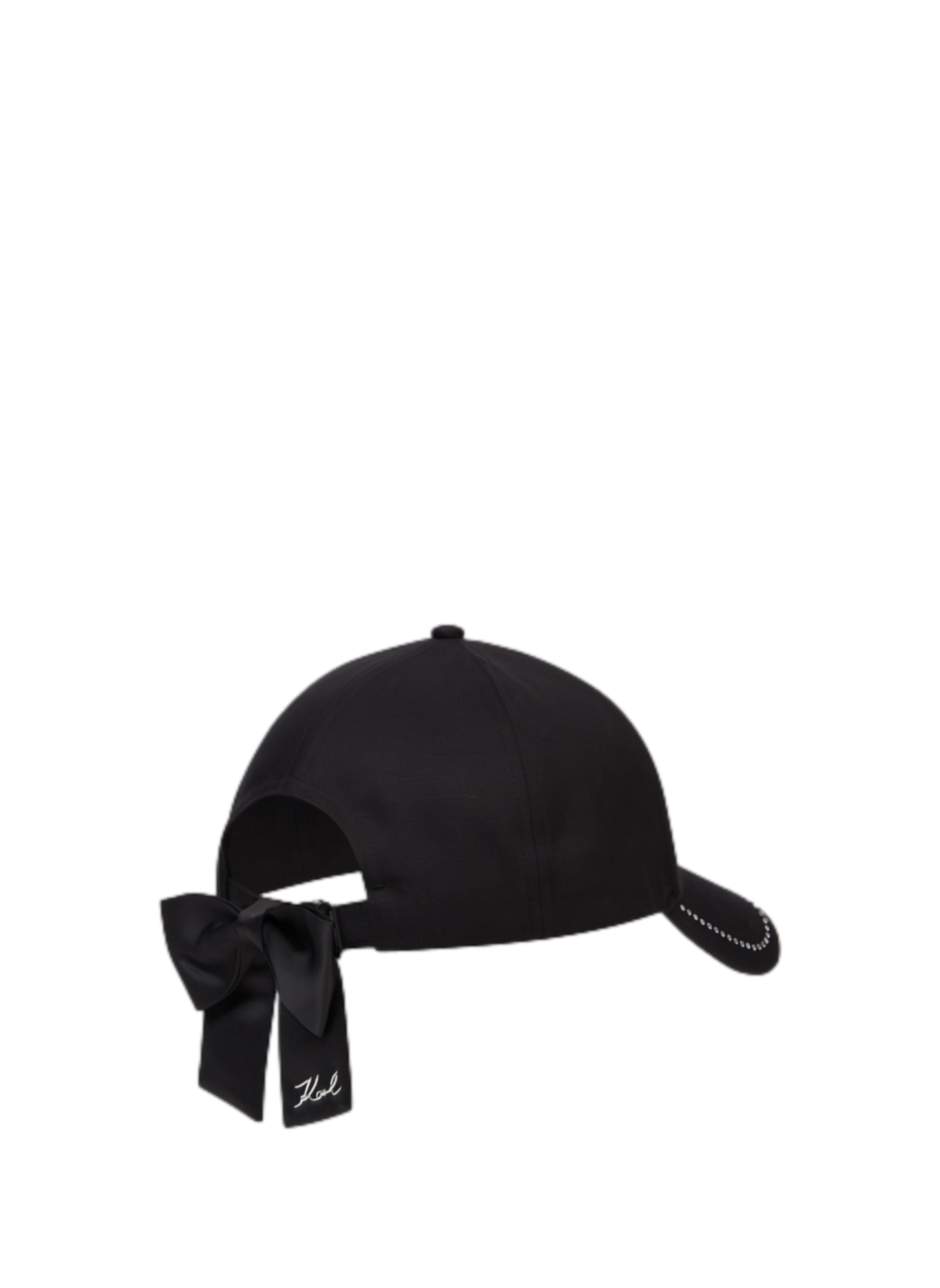 K/SIGNATURE LOGO/VISOR RH CAP - Casquette en laine KARL LAGERFELD Noir