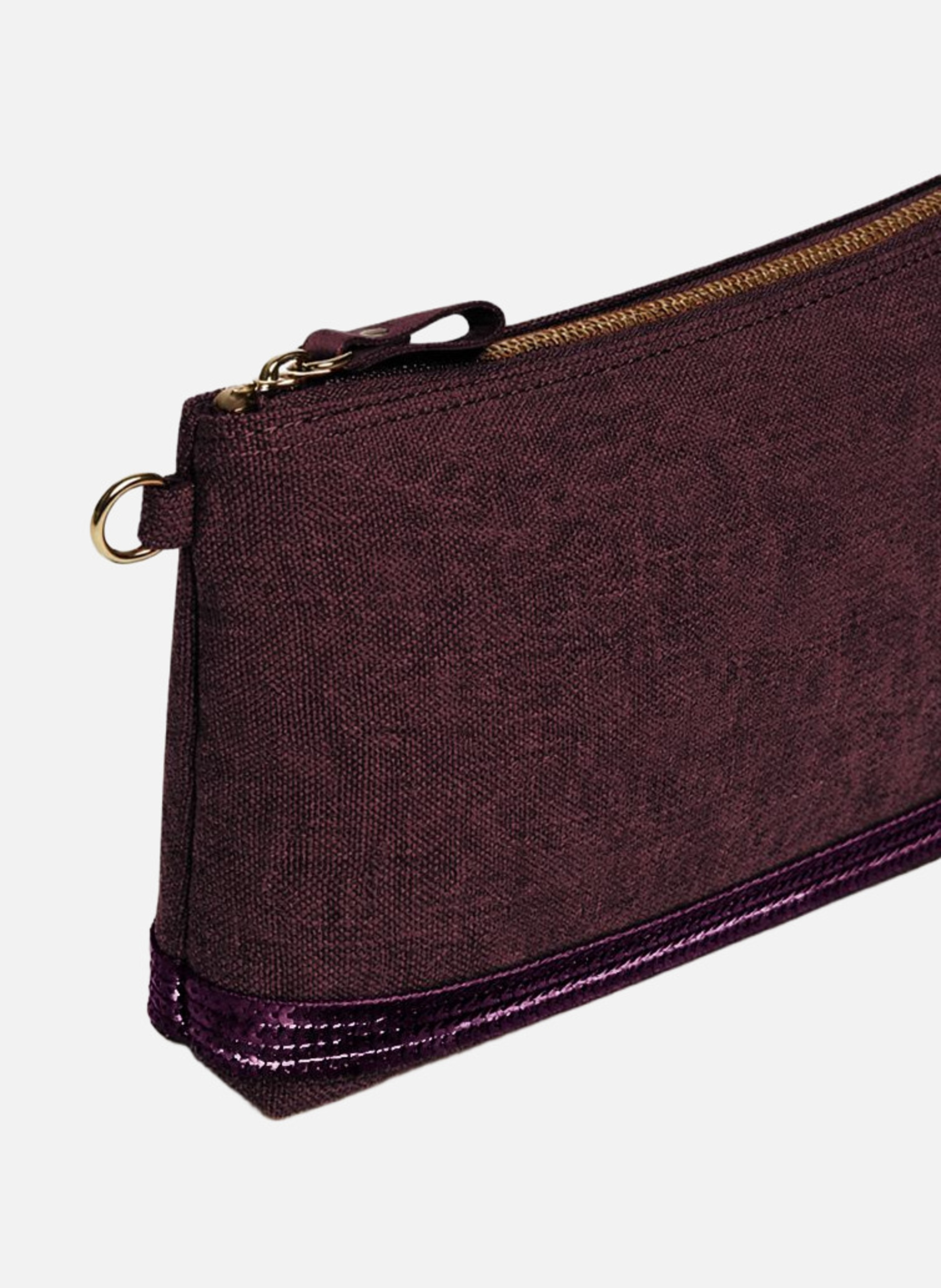 Pochette en lin VANESSA BRUNO Violet