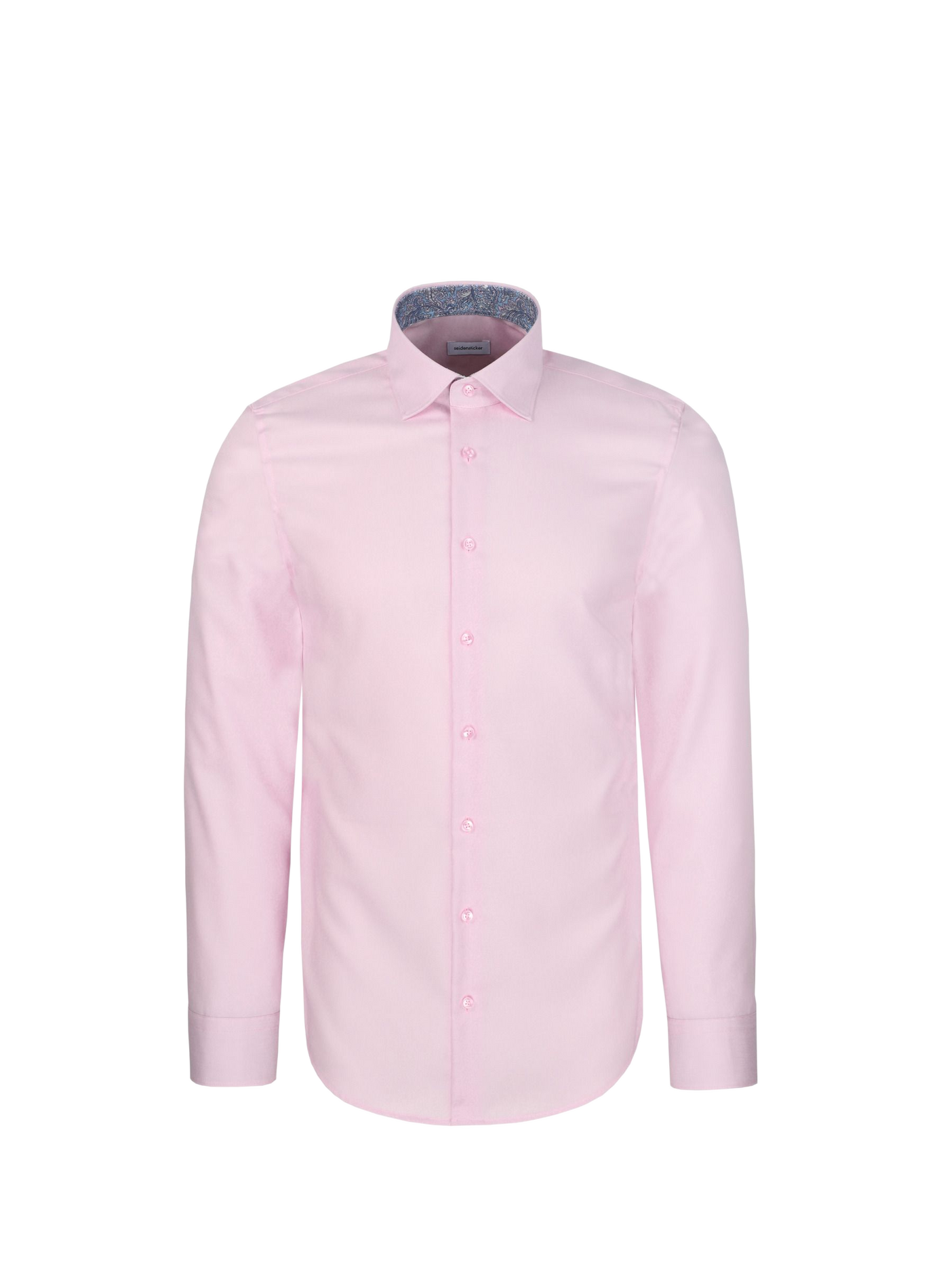 Straight classic collar shirt in cotton SEIDENSTICKER Pink