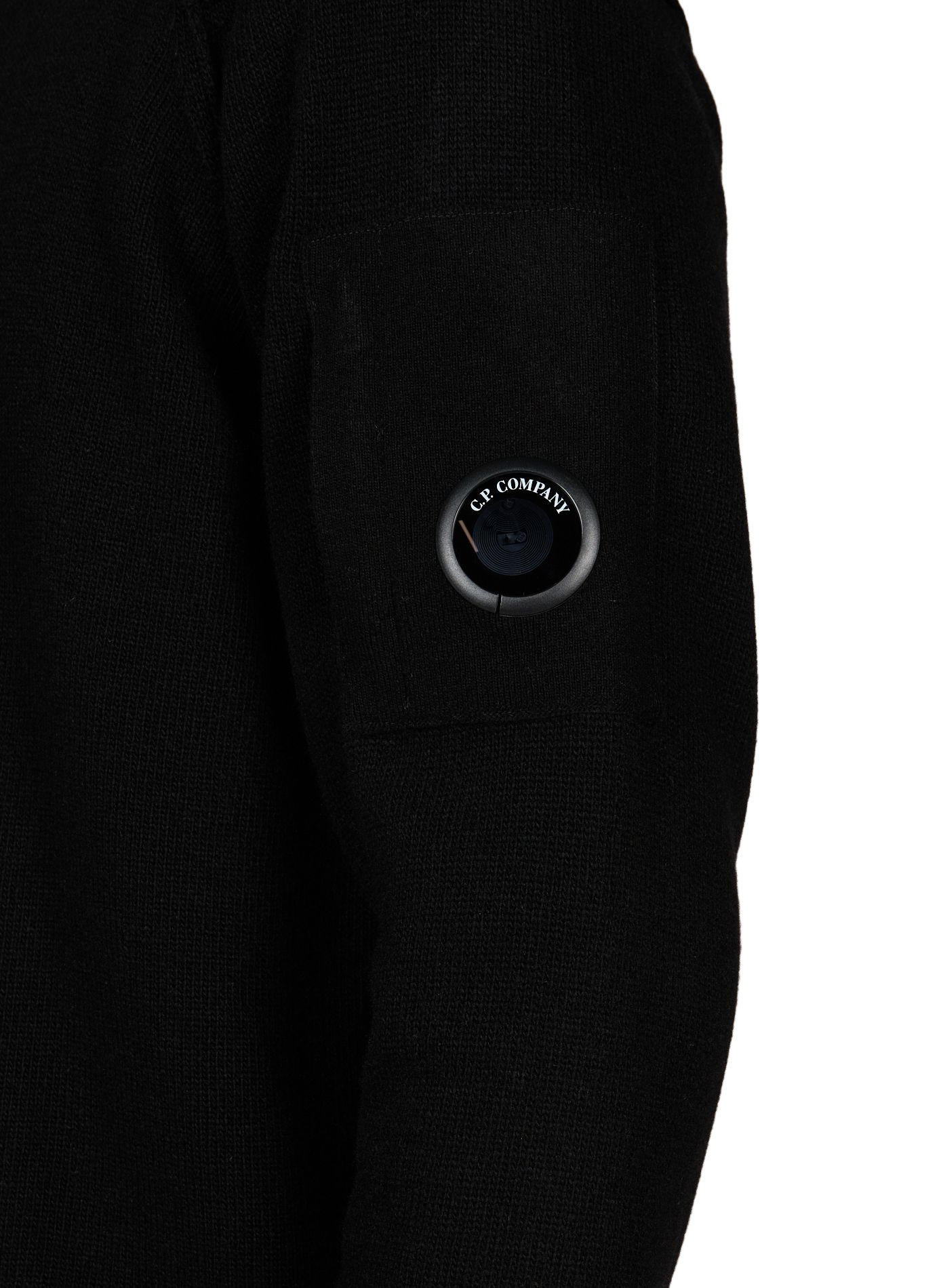 Straight wool blend sweater CP COMPANY Black