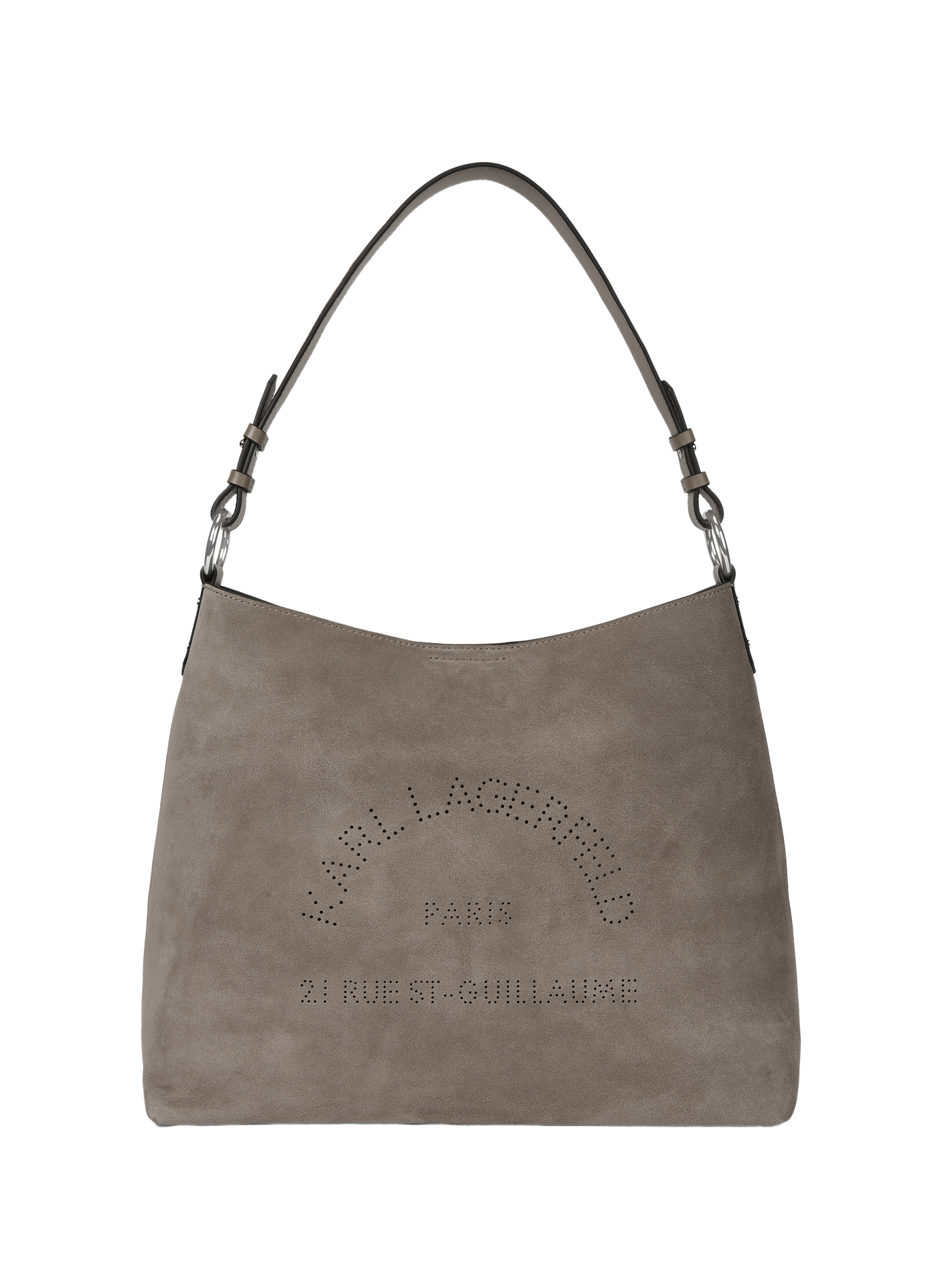 Tas K/Daily van suède leer KARL LAGERFELD Grijs
