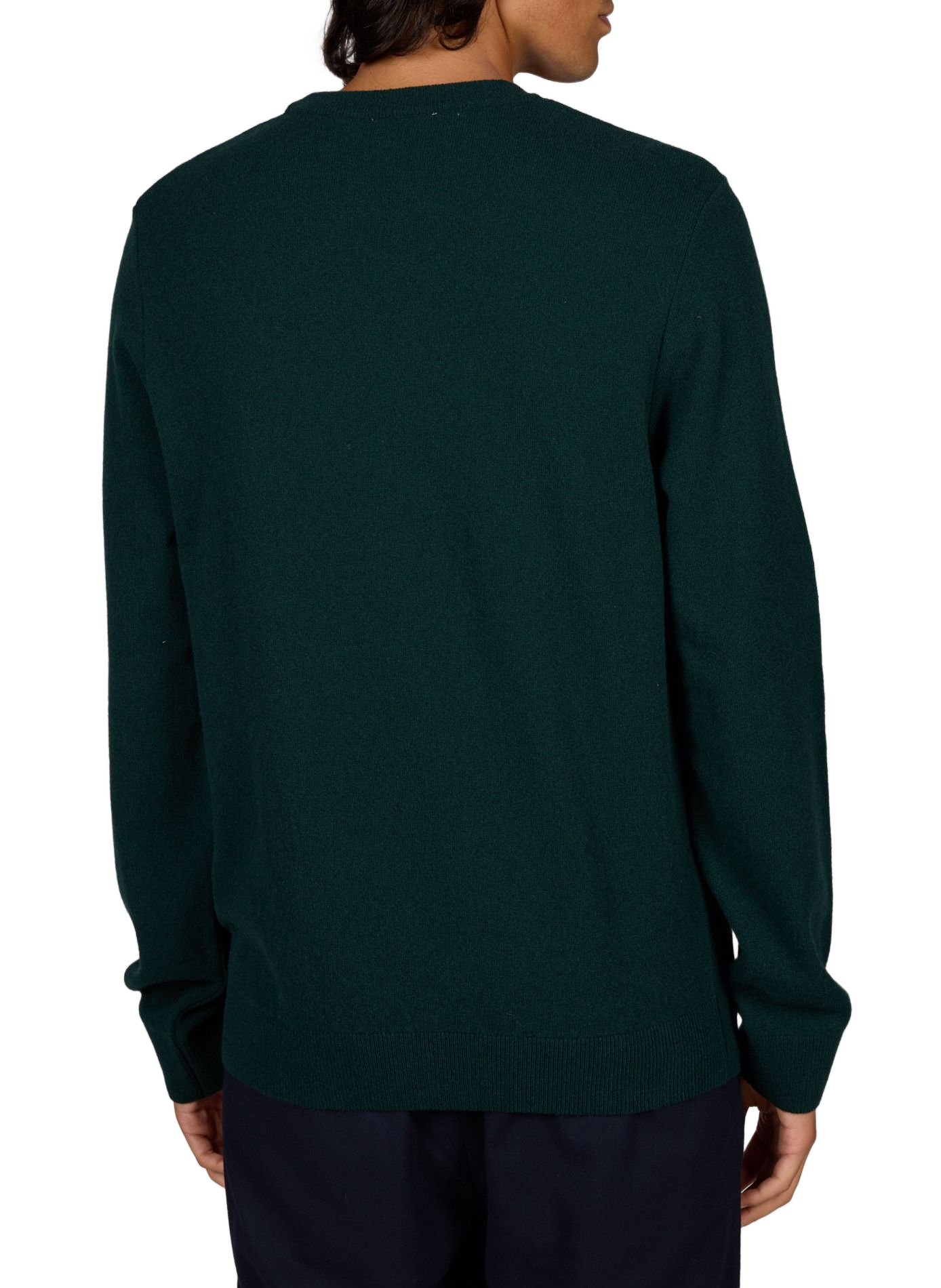 Straight wool blend sweater FAGUO Green