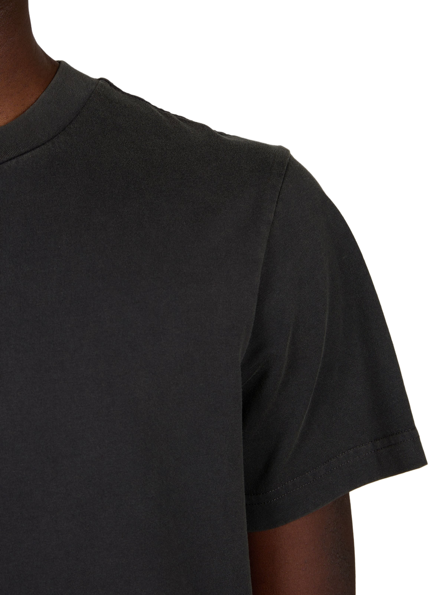 Straight-fit cotton T-shirt ENTIRE STUDIOS Black