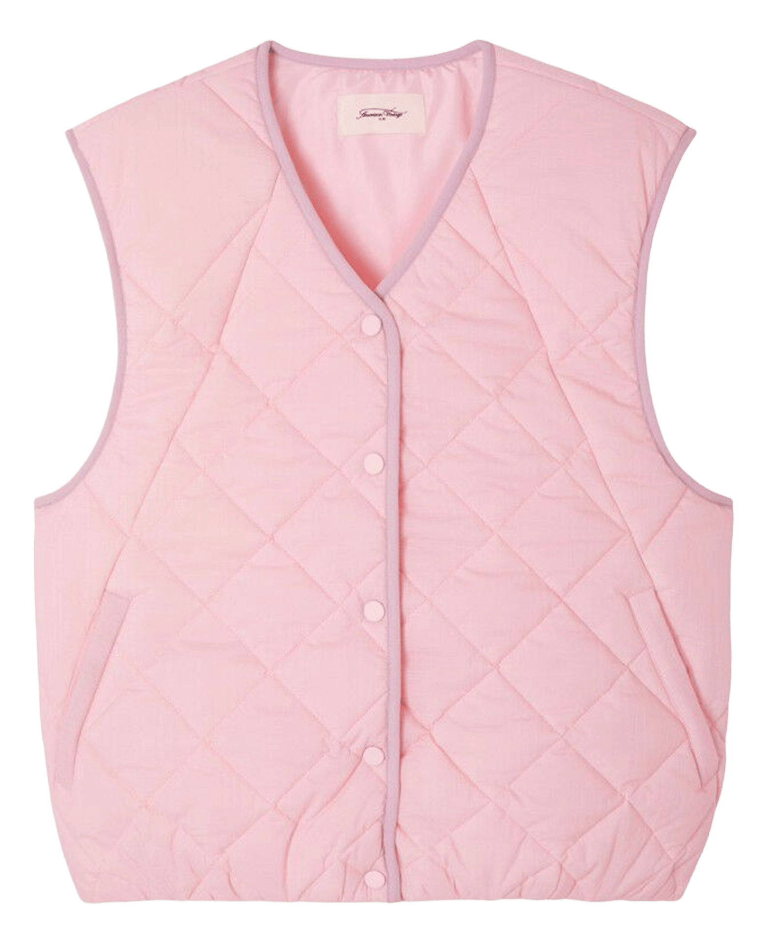 Veste sans manches matelassée yupibam AMERICAN VINTAGE Rose