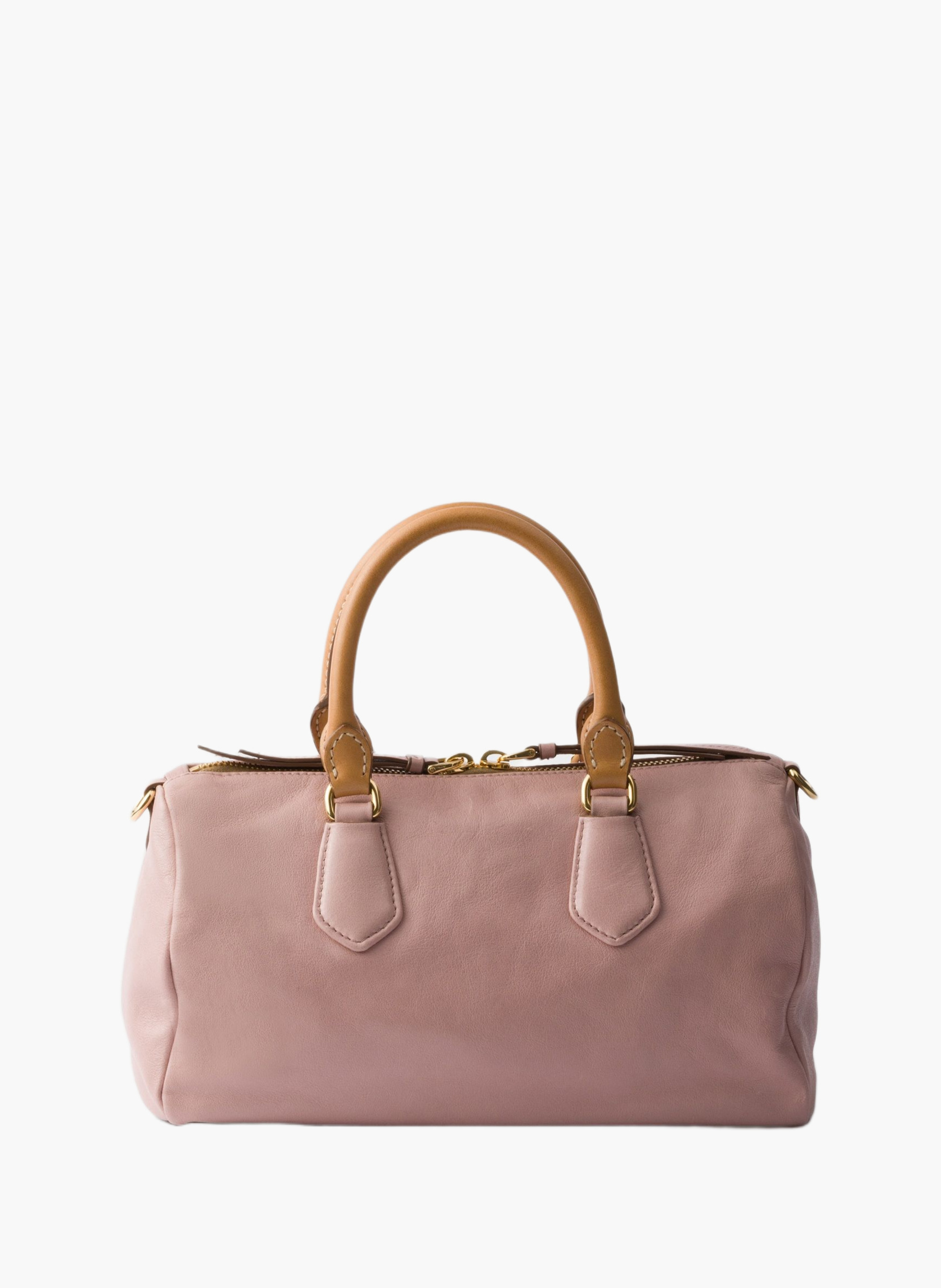 Petit sac à main prada evasion en cuir PRADA Rose