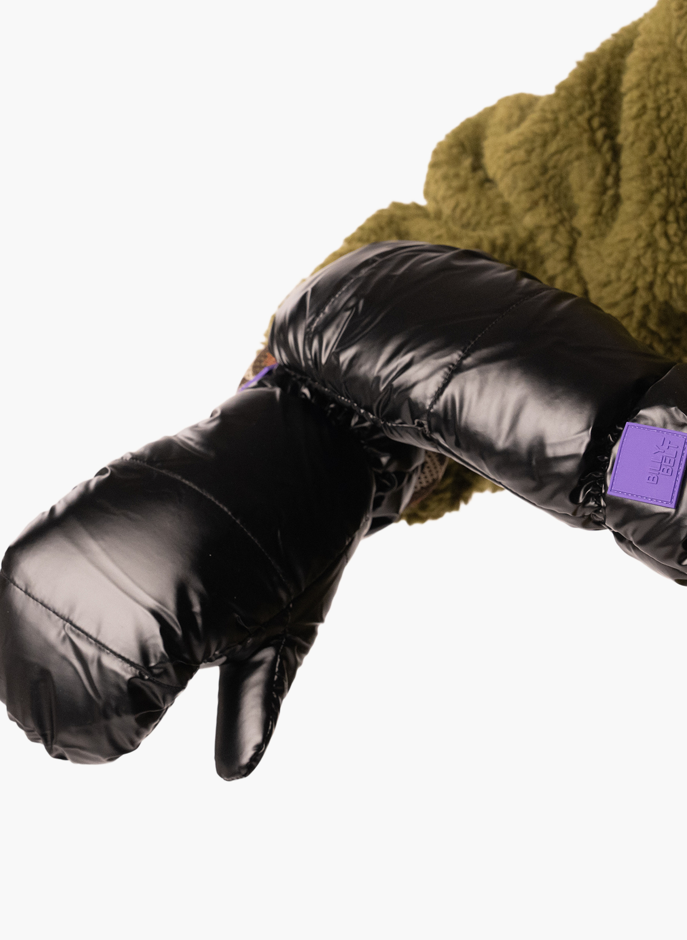 Moufles métalliques en polaire BILLYBELT Noir