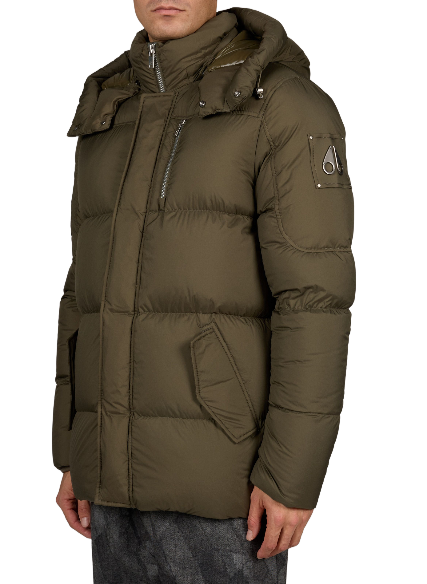 Everest hooded puffer jacket MOOSE KNUCKLES Khaki