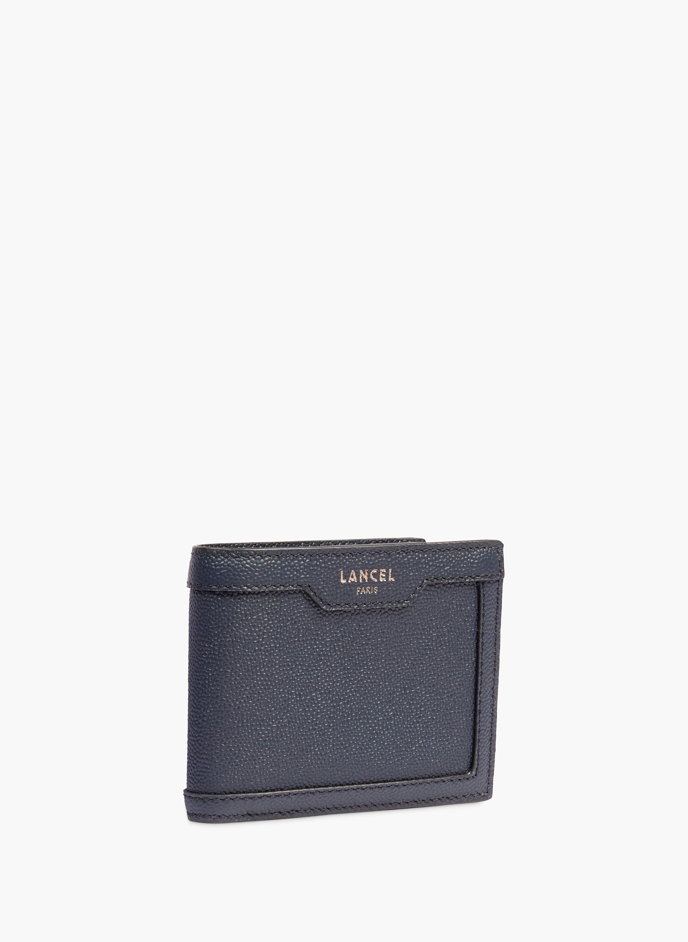 Portemonnee met klep Charlie van Lancel in leer LANCEL Blauw