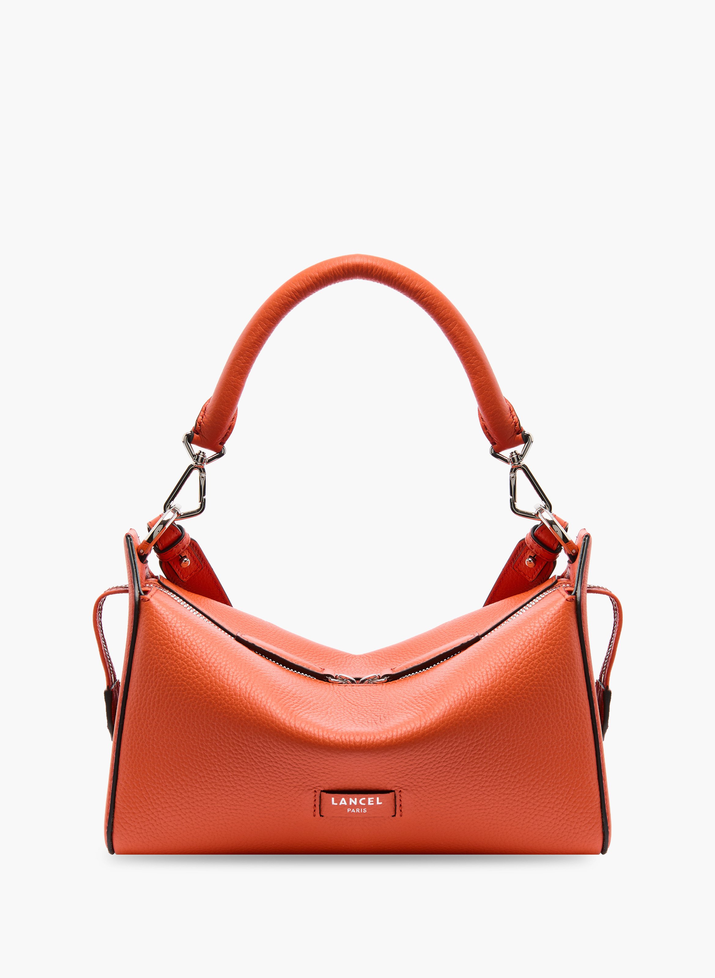 Sac hobo louison de lancel en cuir de vachette graine LANCEL Orange