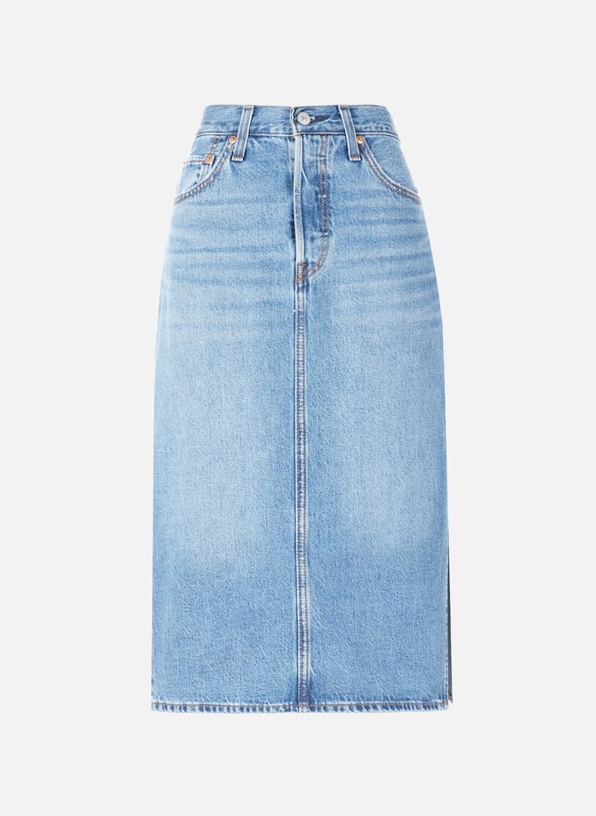 Jupe longue top jean levis