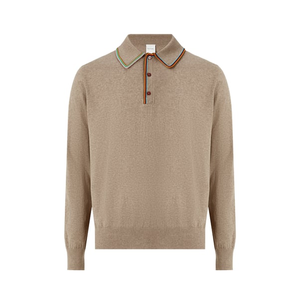 Polo avec liserés colorés