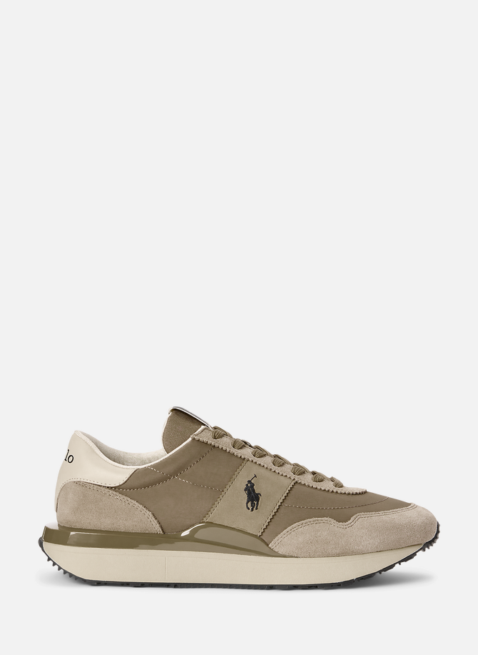 POLO RALPH LAUREN mixed leather sneakers
