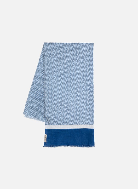 Foulard en coton biologique Bleu by BILLYBELT BILLYBELT Foulard en coton biologique Bleu